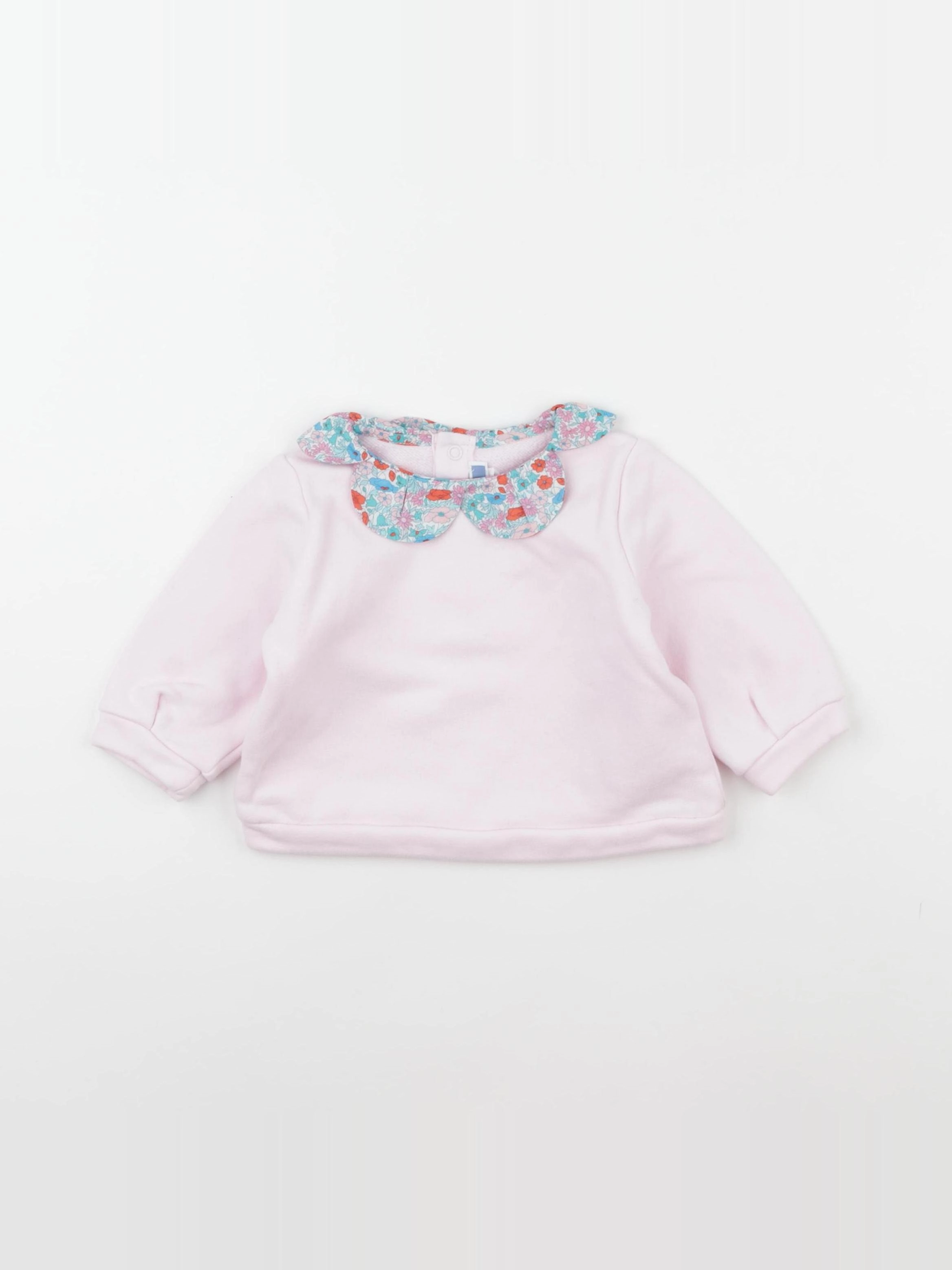 Jacadi - sweat rose - 6 mois