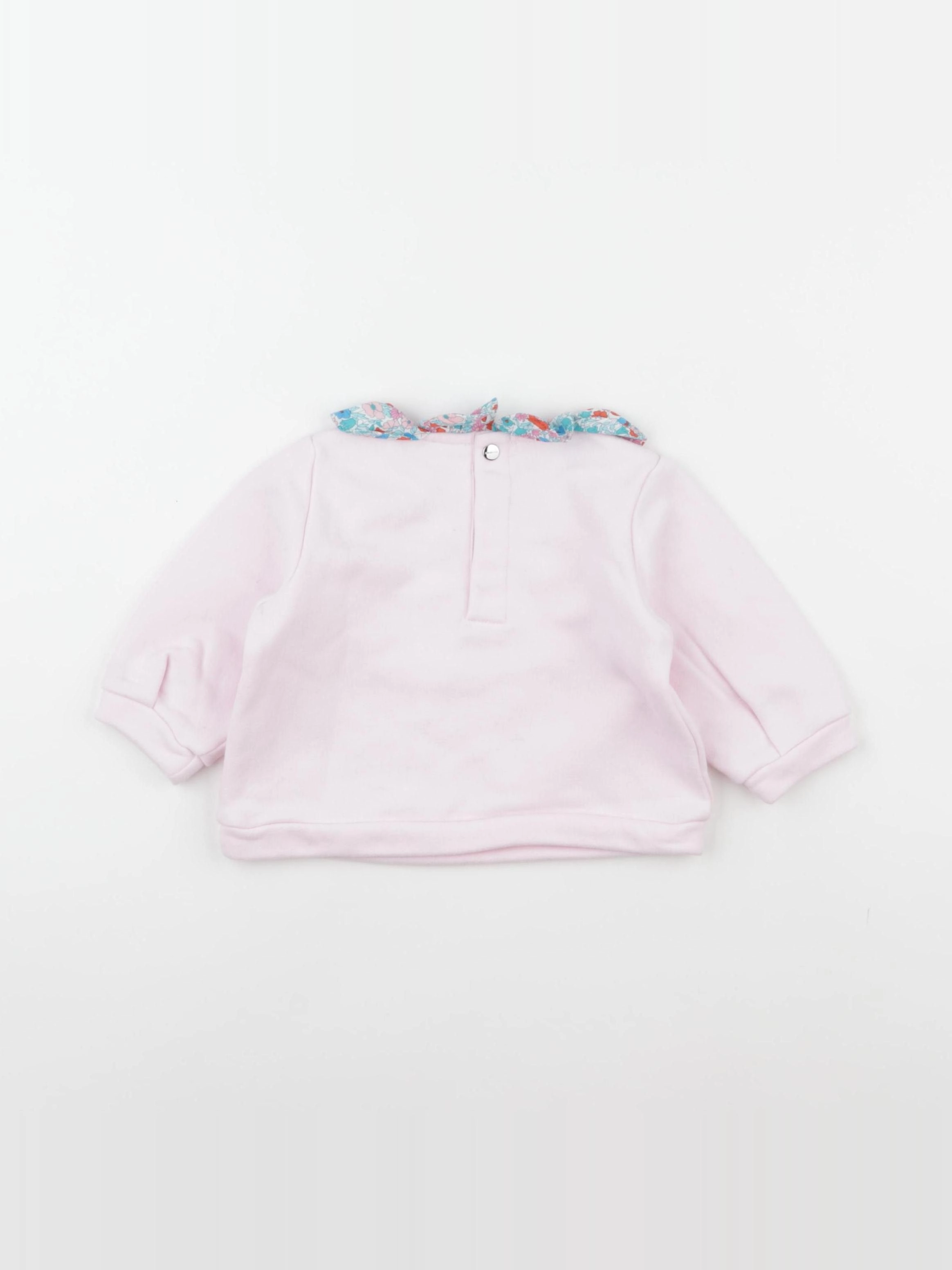 Jacadi - sweat rose - 6 mois