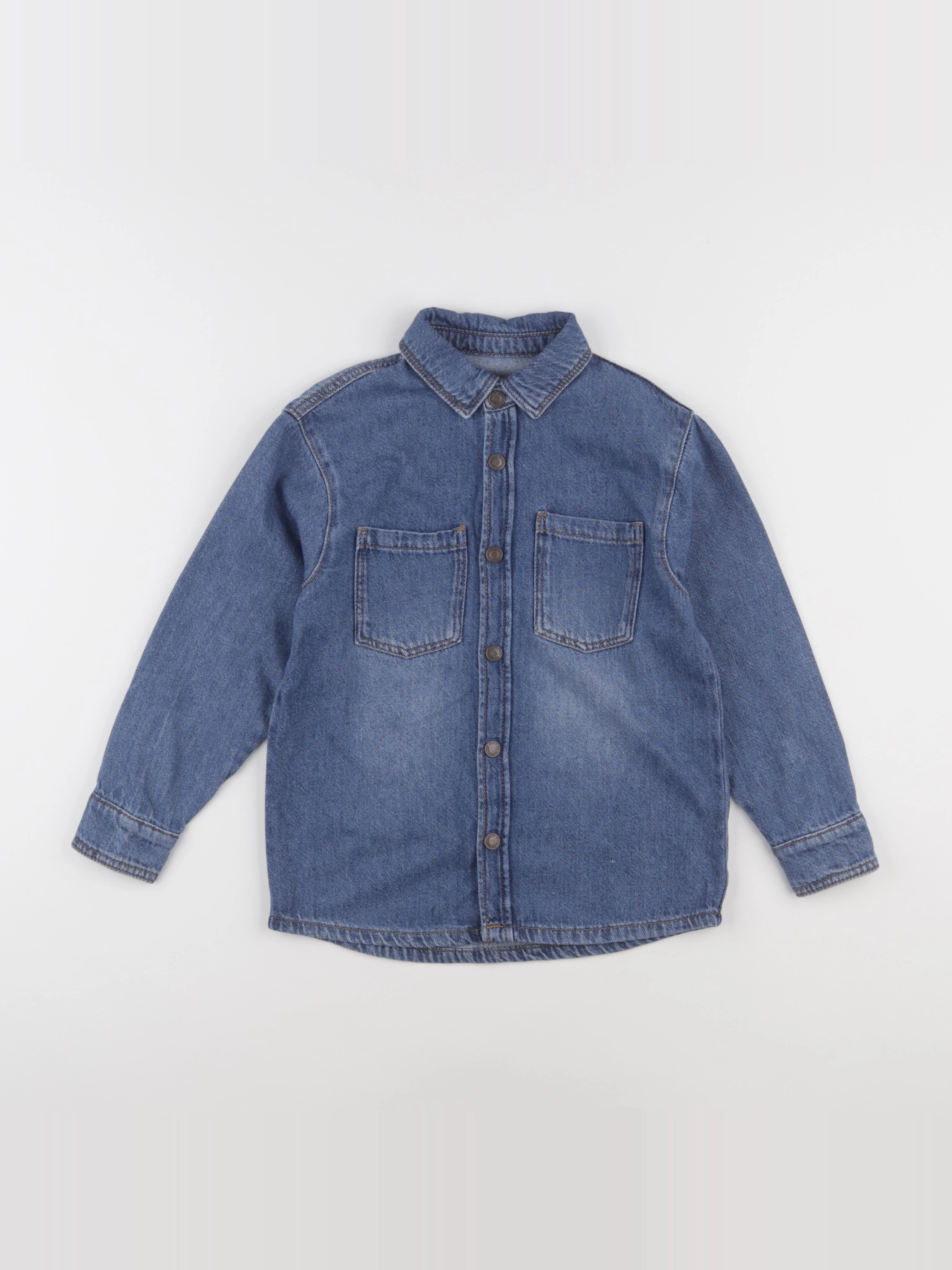 Vertbaudet - chemise bleu - 8 ans