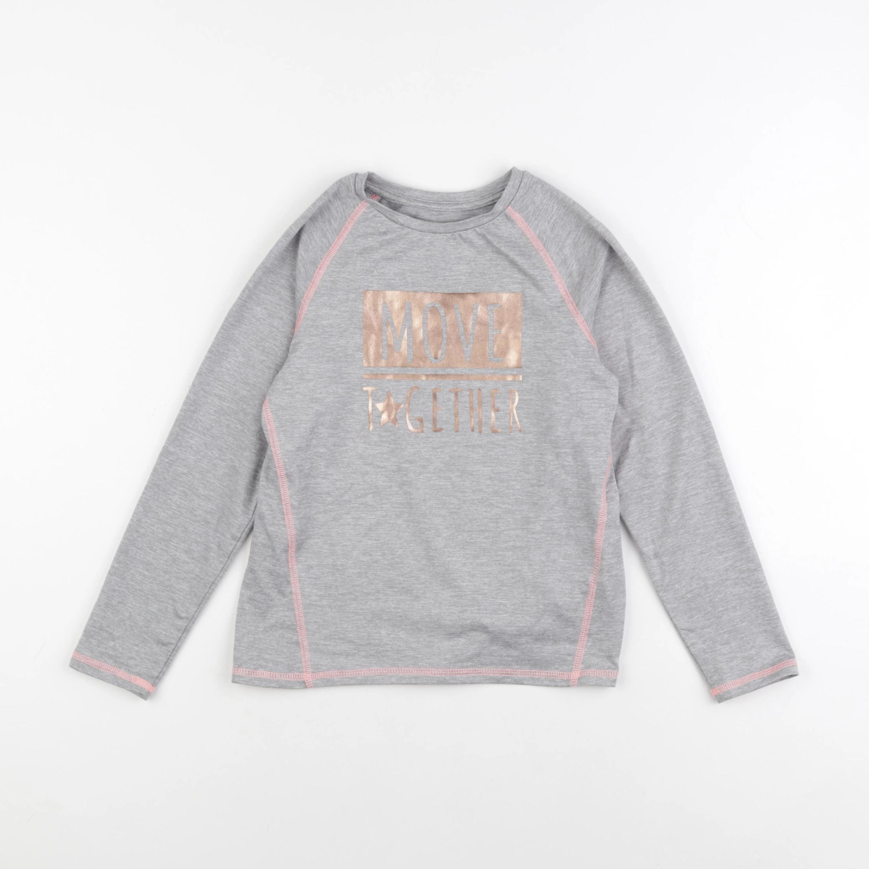 Vertbaudet - tee-shirt gris - 8 ans