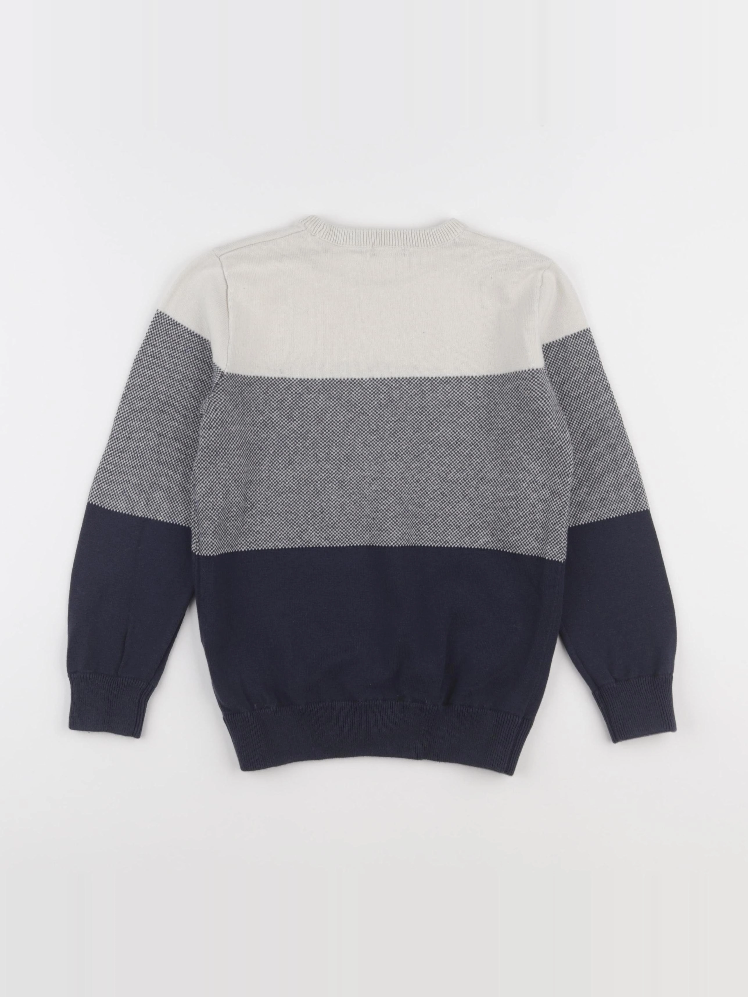 Vertbaudet - pull bleu - 8 ans