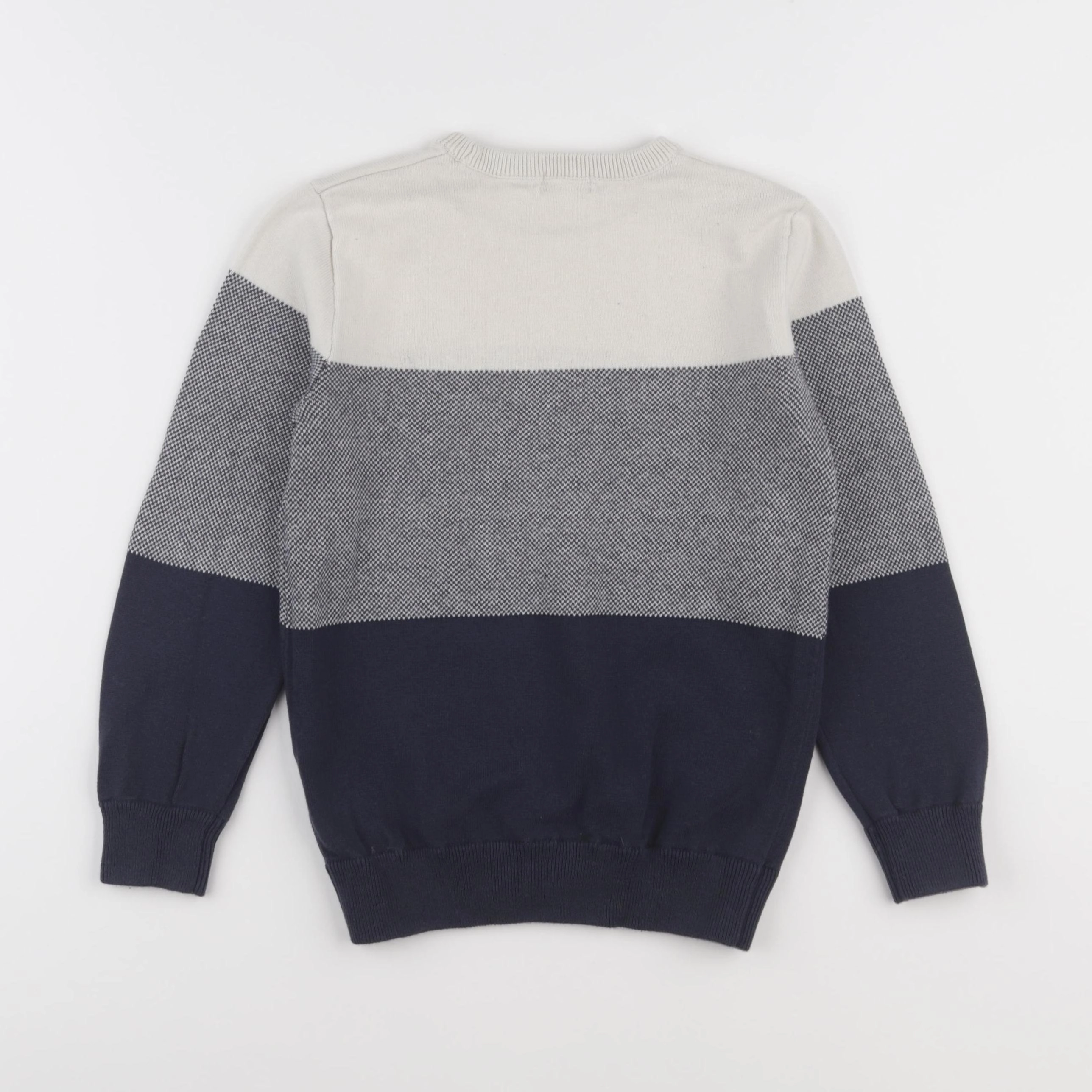 Vertbaudet - pull bleu - 8 ans
