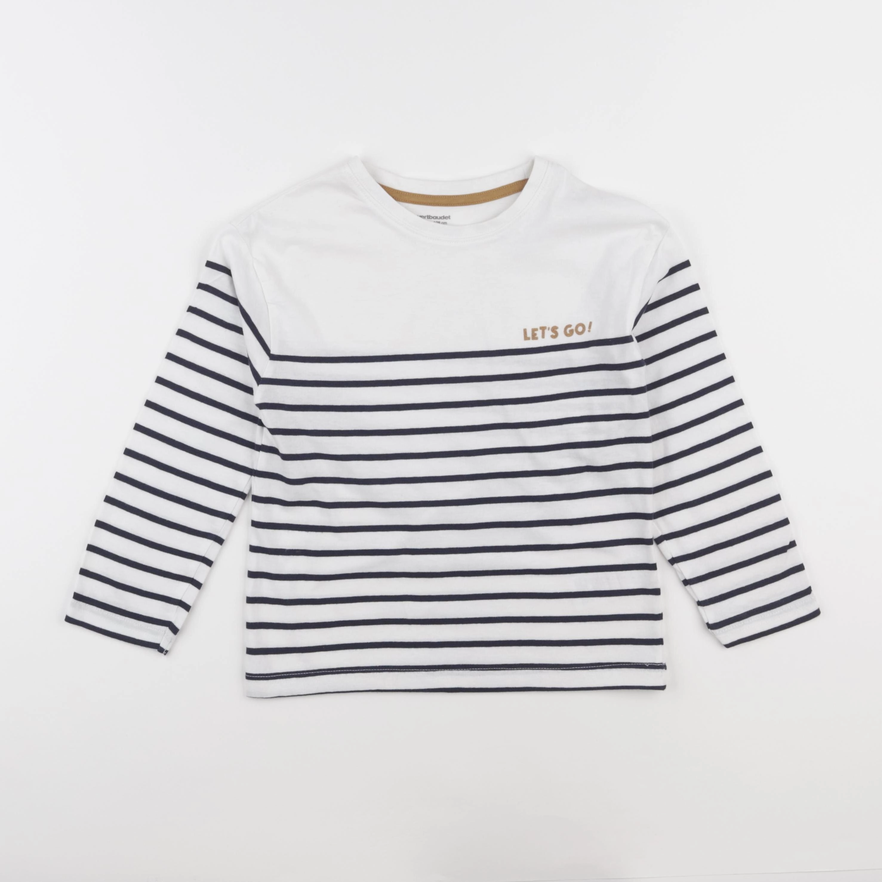Vertbaudet - tee-shirt blanc - 8 ans
