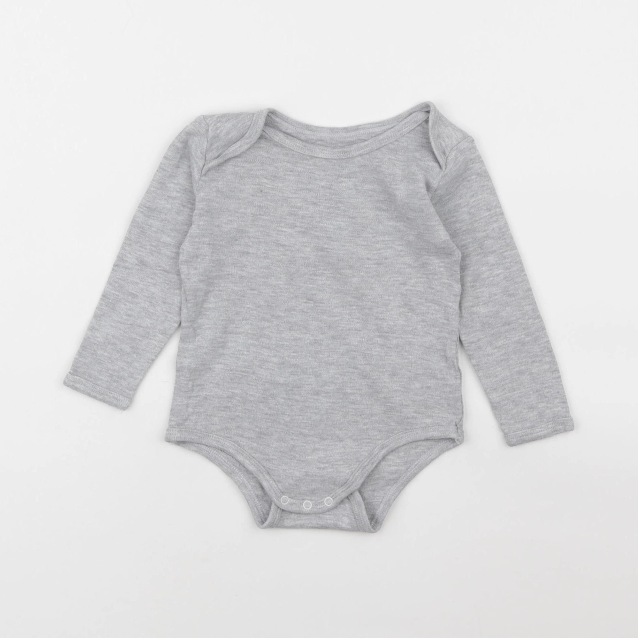 Vertbaudet - body gris - 18 mois
