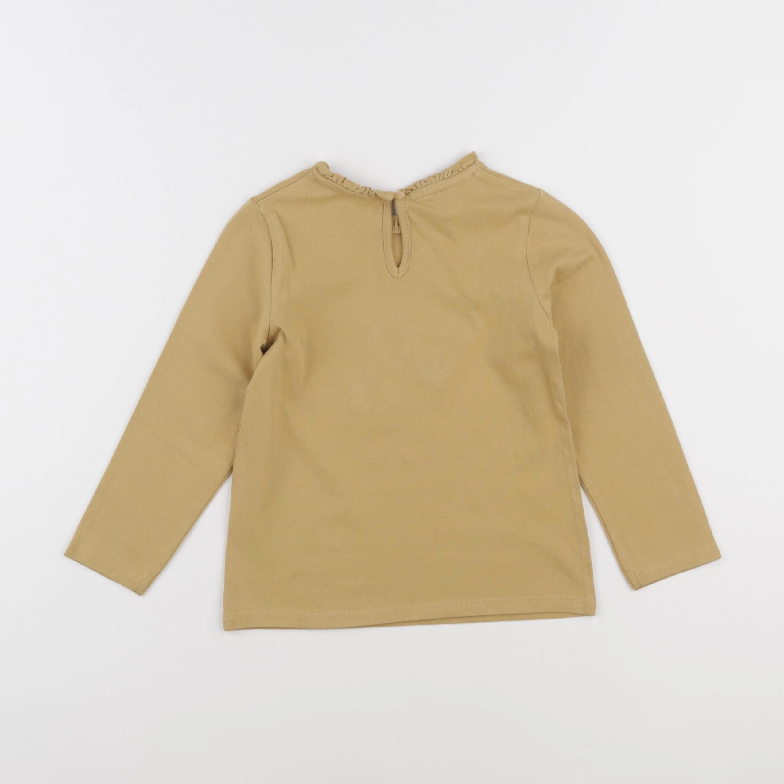 Vertbaudet - tee-shirt jaune - 4 ans