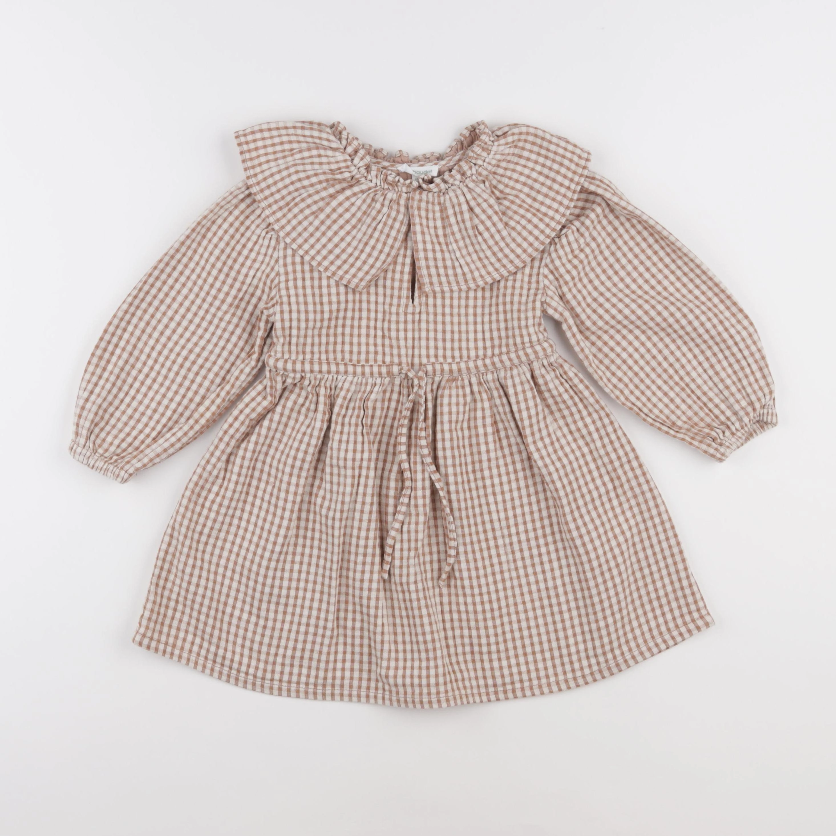 Vertbaudet - robe marron - 3 ans