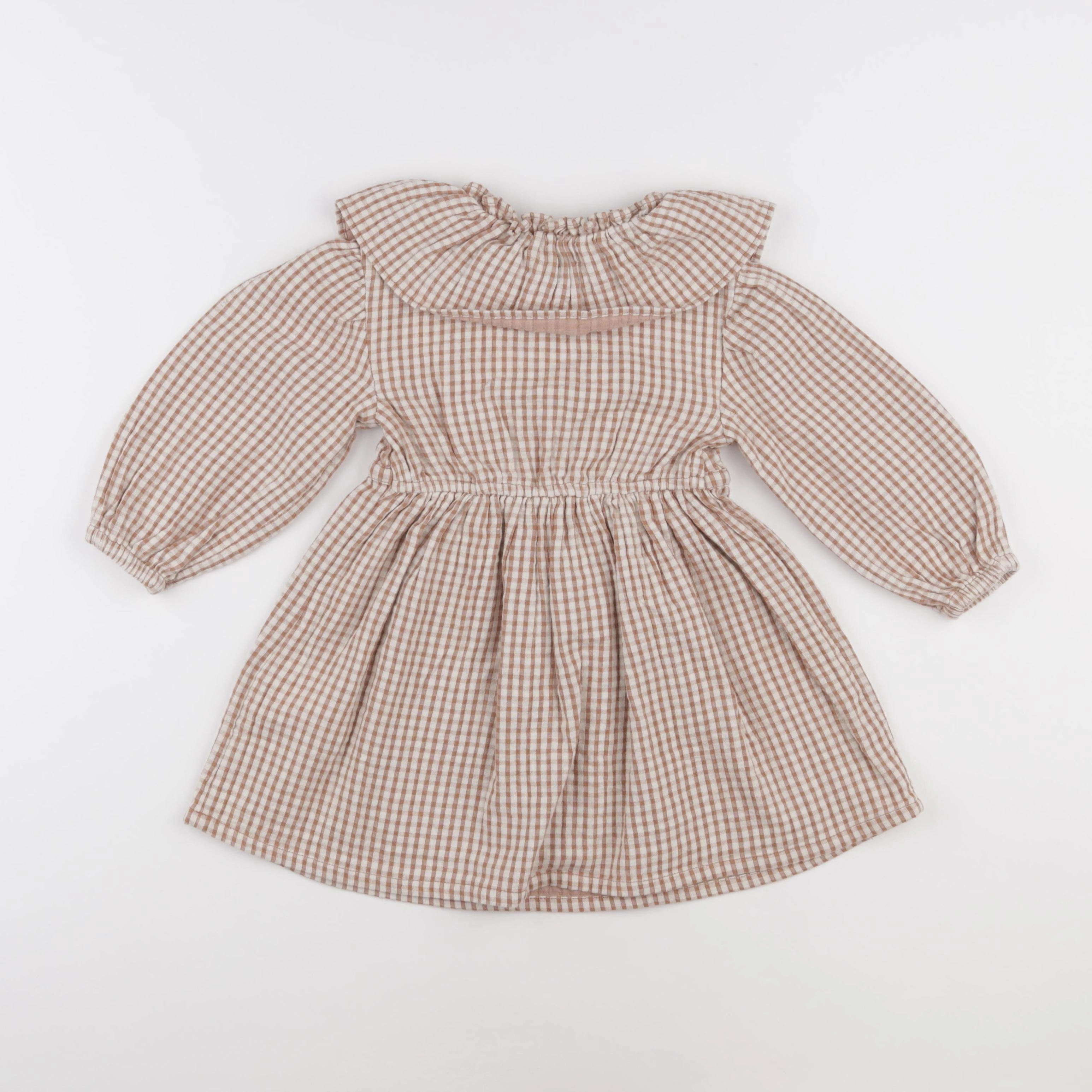 Vertbaudet - robe marron - 3 ans