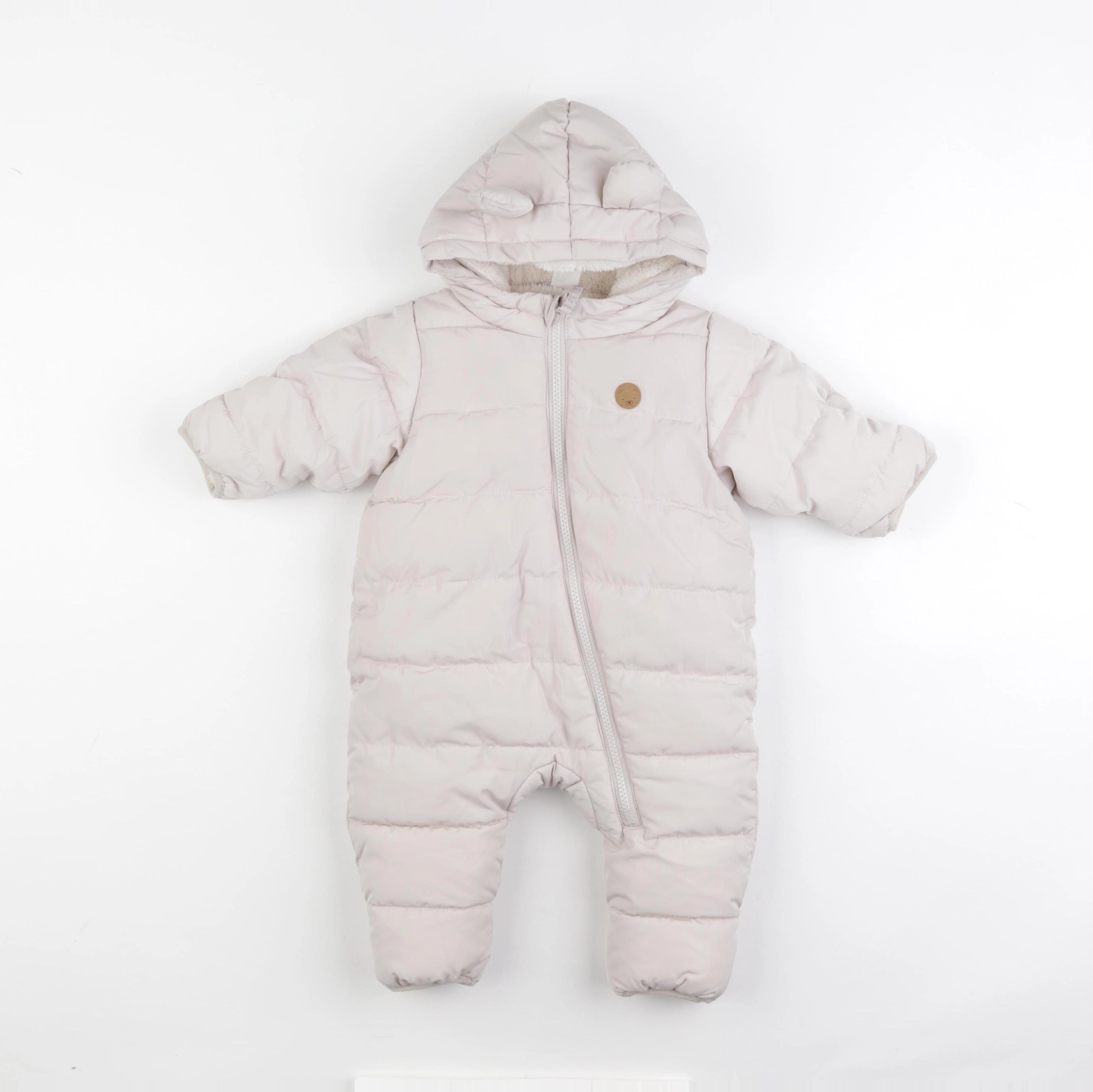 H&M - combi-pilote beige - 2/4 mois