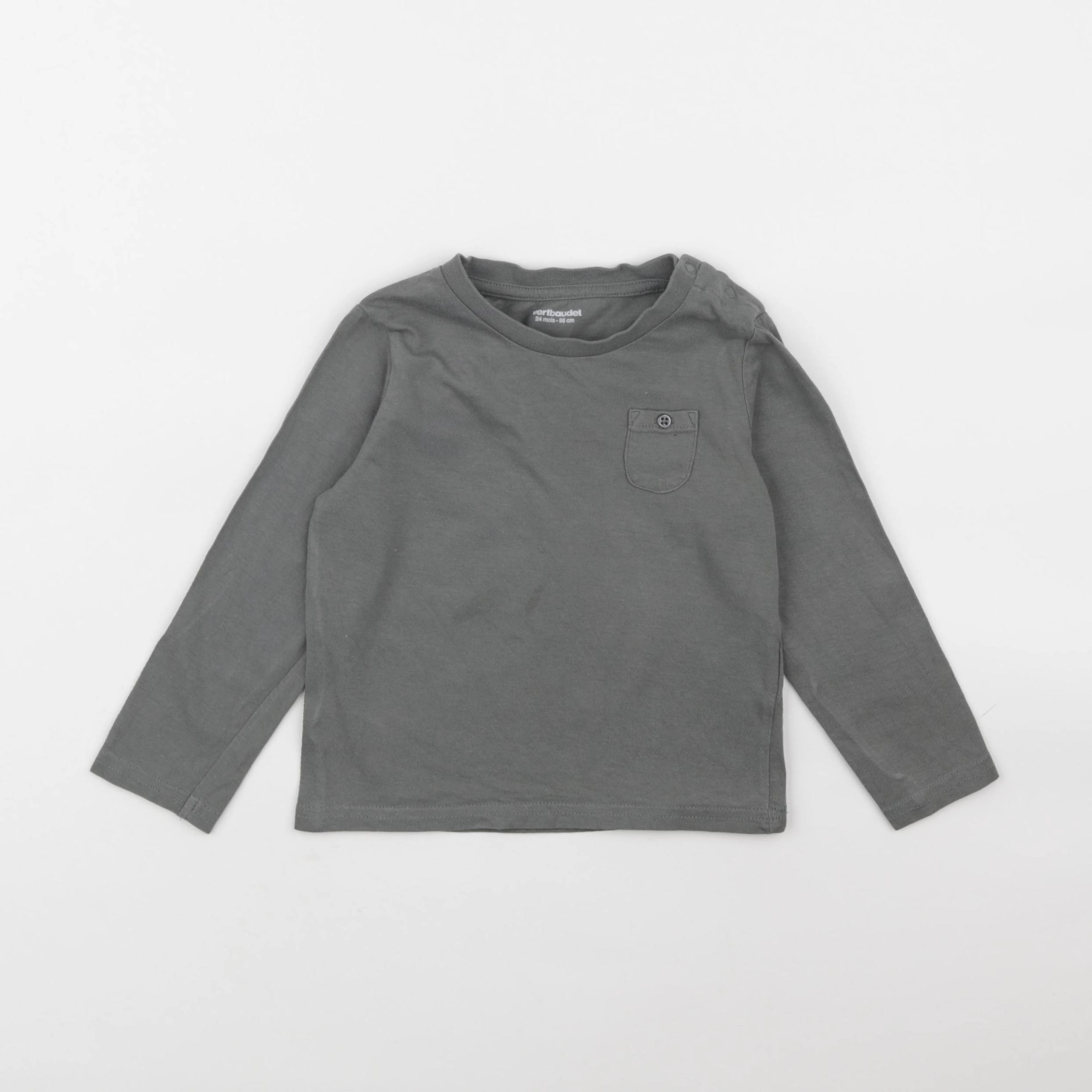 Vertbaudet - tee-shirt vert - 24 mois