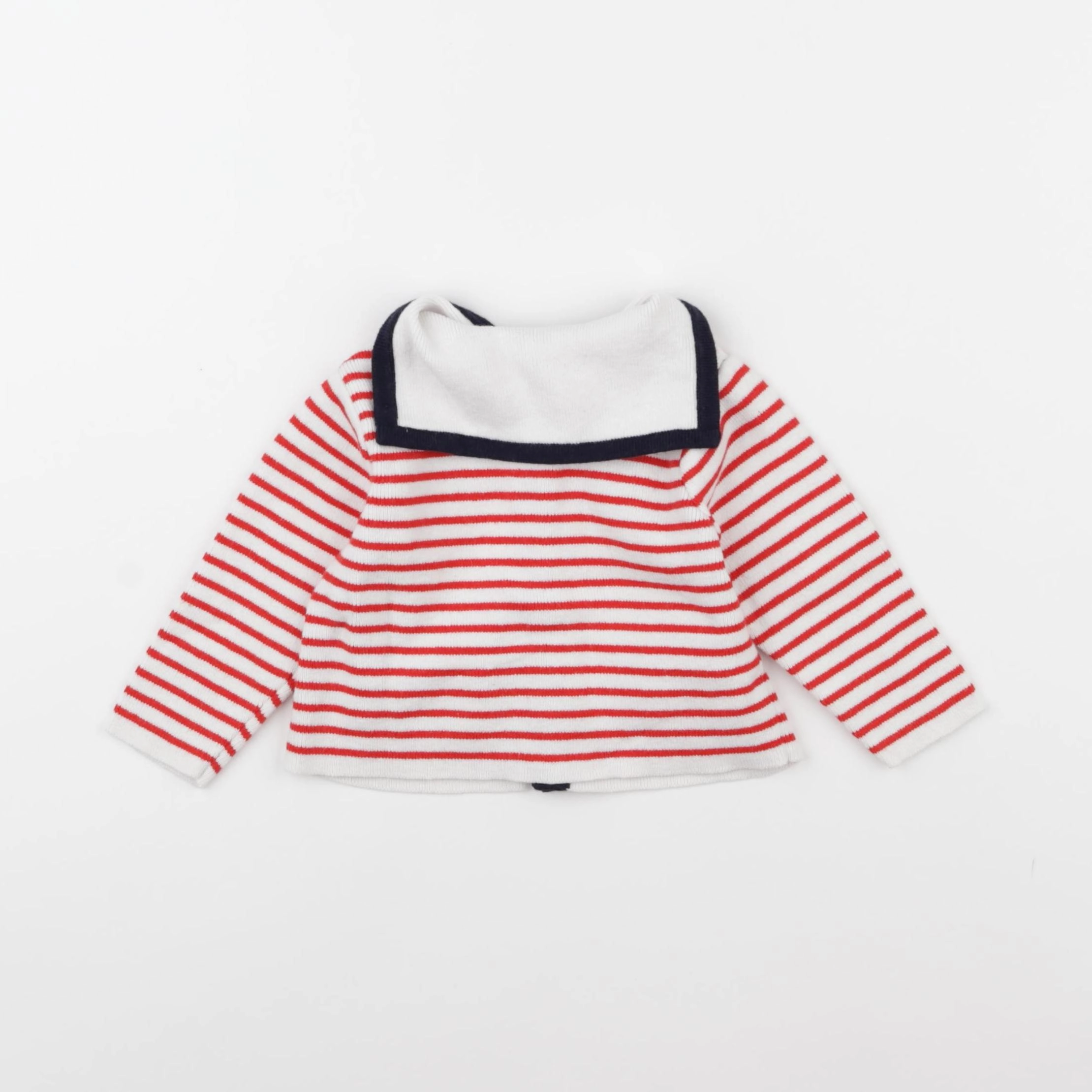 Jacadi - gilet rouge - 6 mois