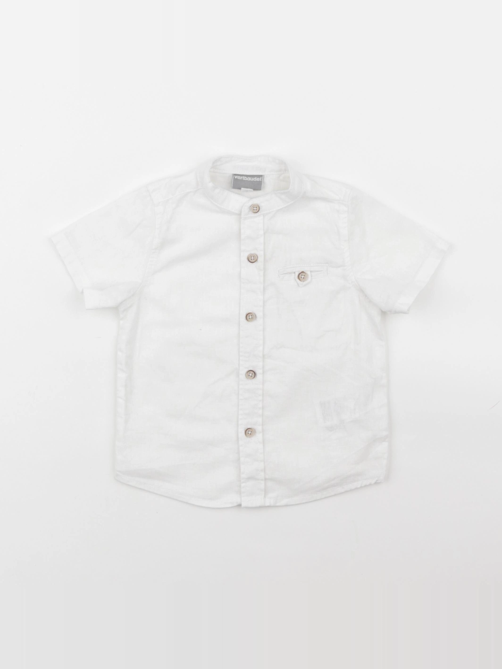 Vertbaudet - chemise blanc - 2 ans