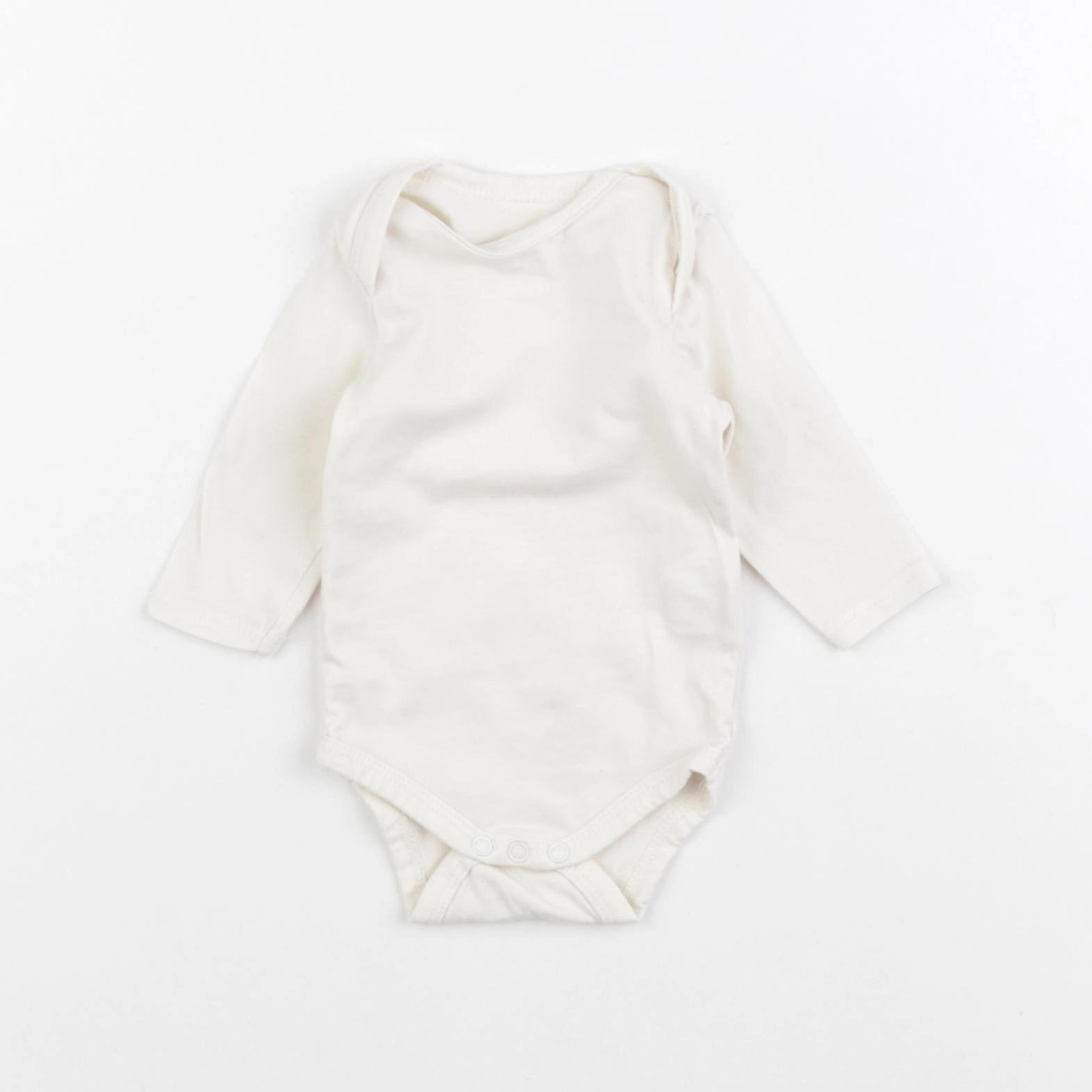 Tape à l'oeil - body blanc - 1 mois