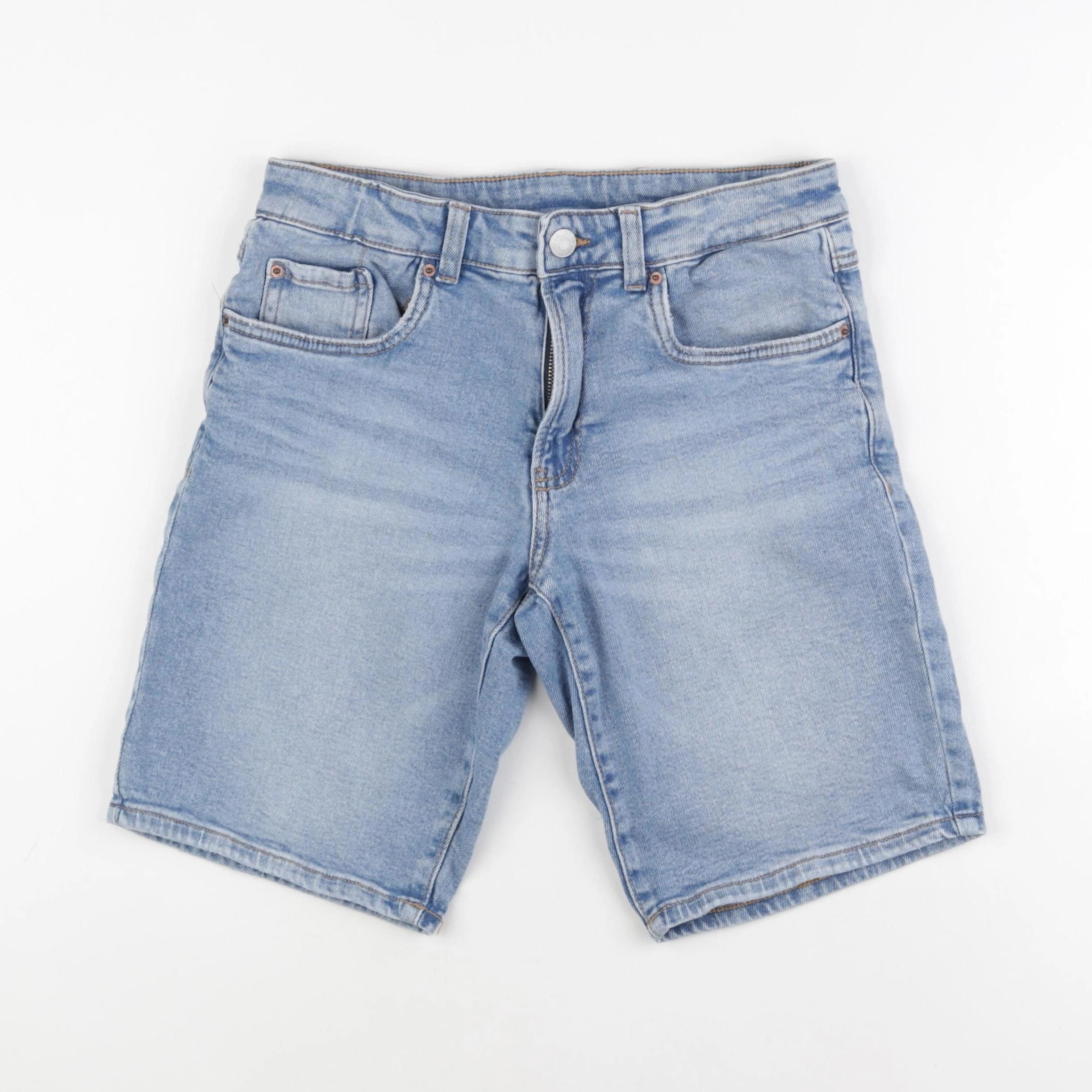Zara - pantacourt bleu - 13/14 ans