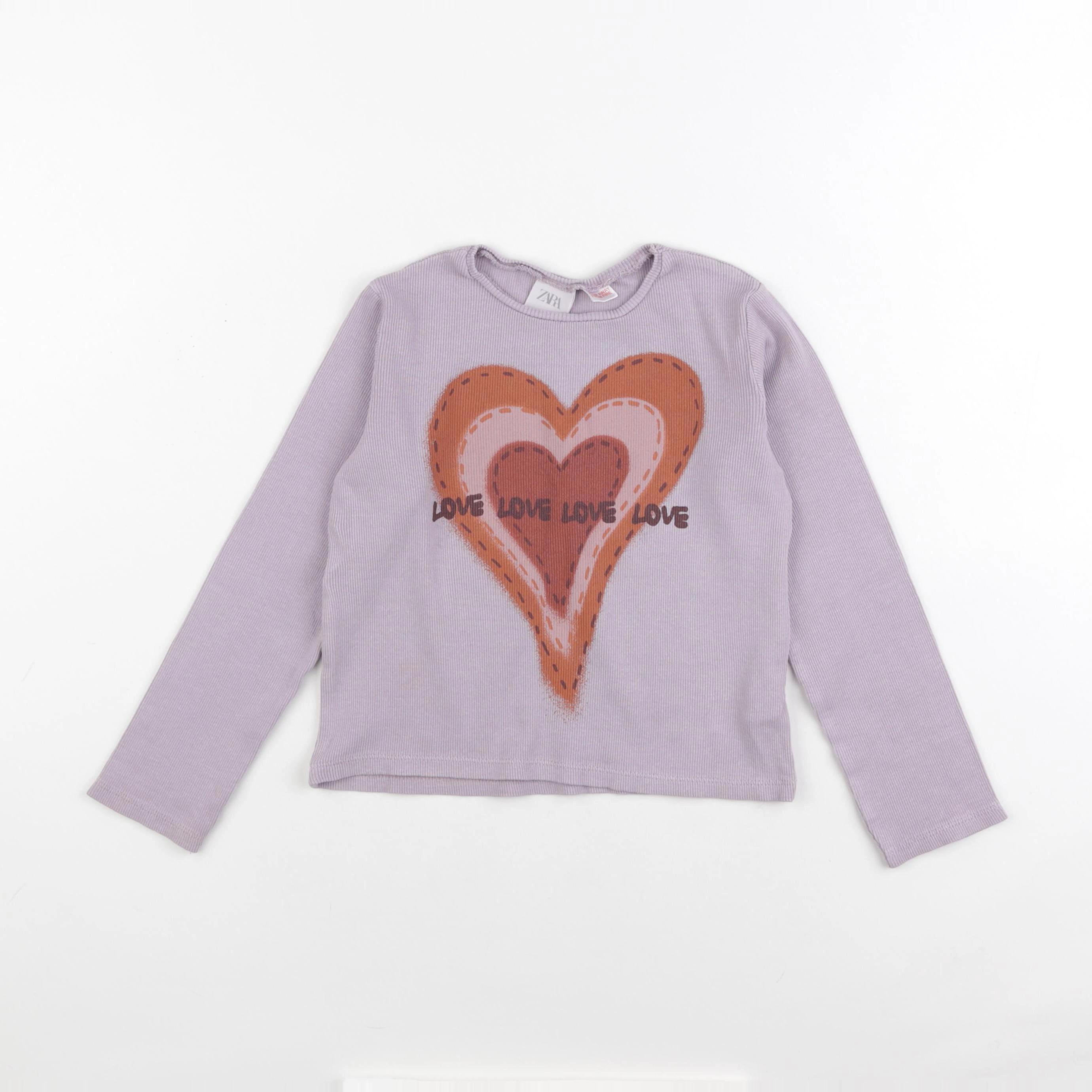 Zara - tee-shirt violet - 6 ans