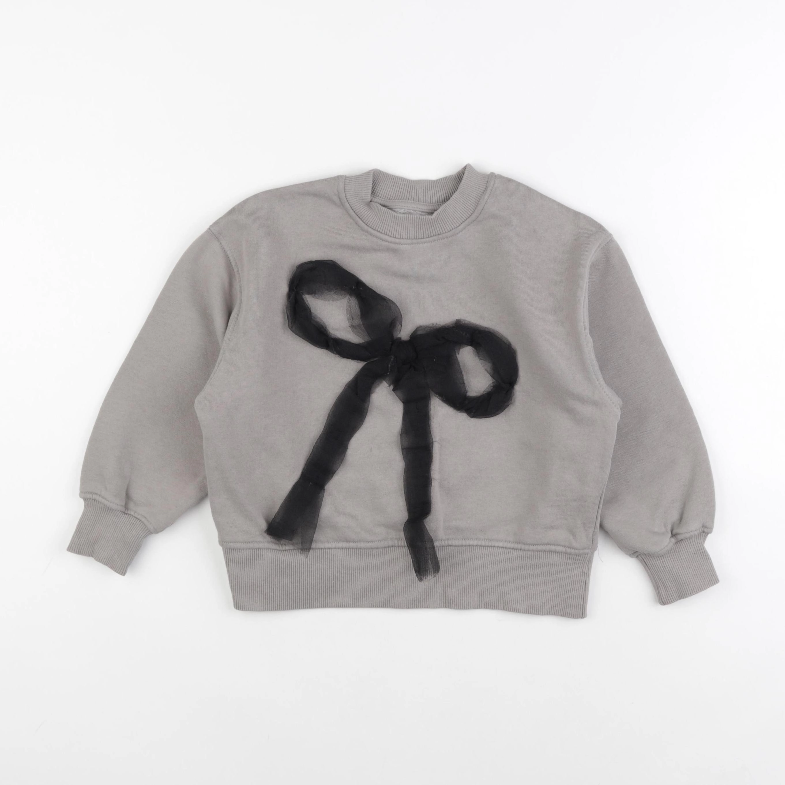 Zara - sweat gris - 6/7 ans