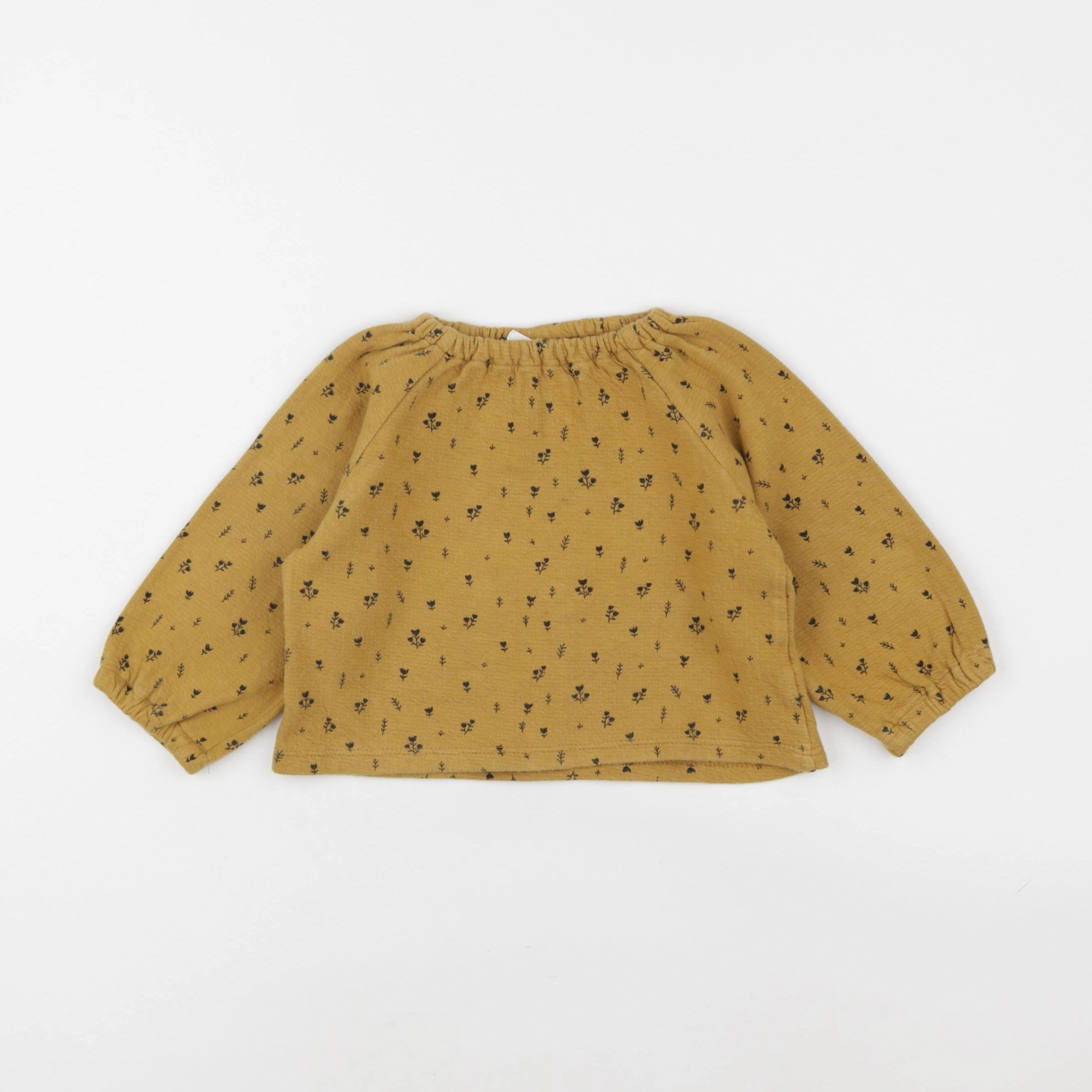 Zara - tee-shirt jaune - 12/18 mois
