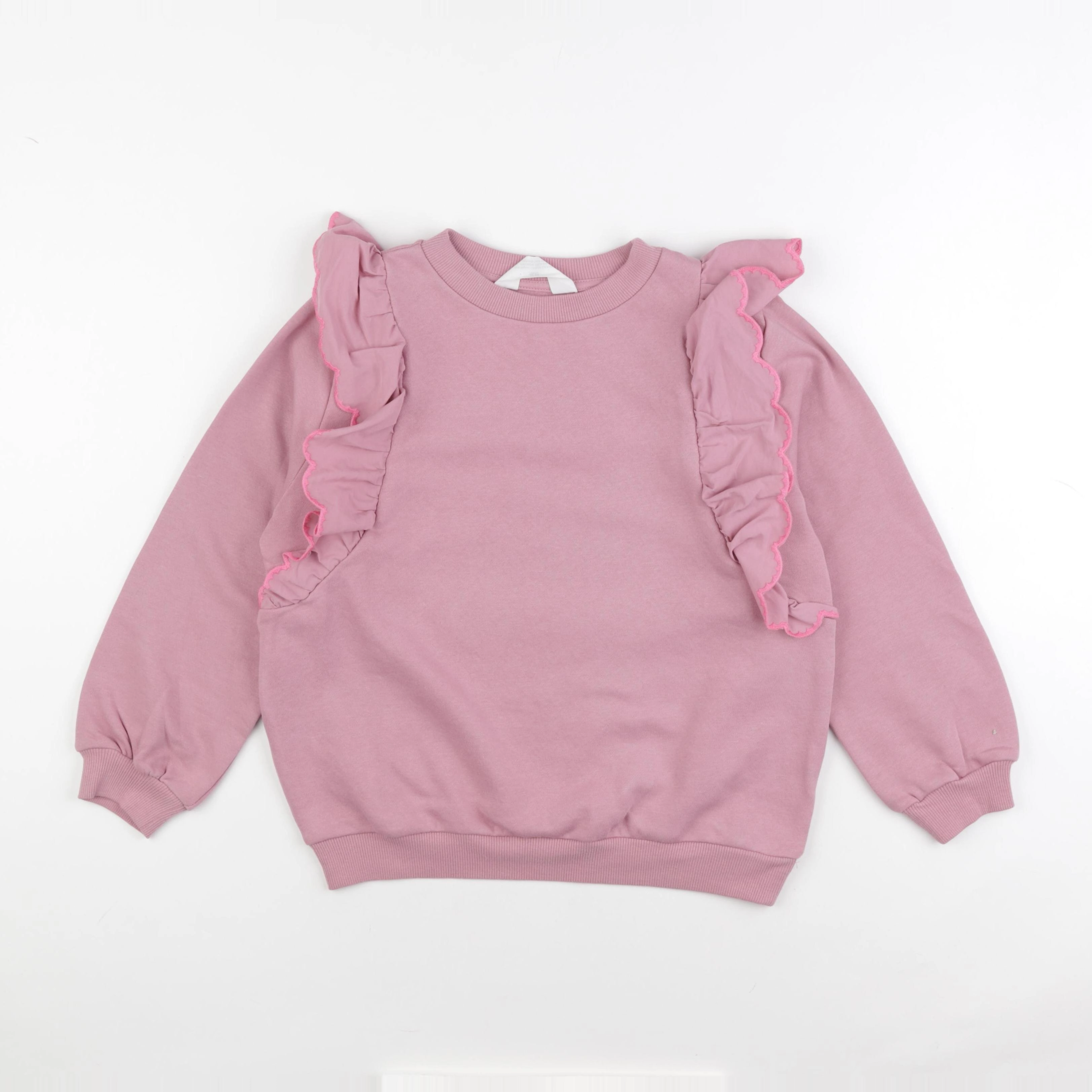 H&M - sweat rose - 8/10 ans