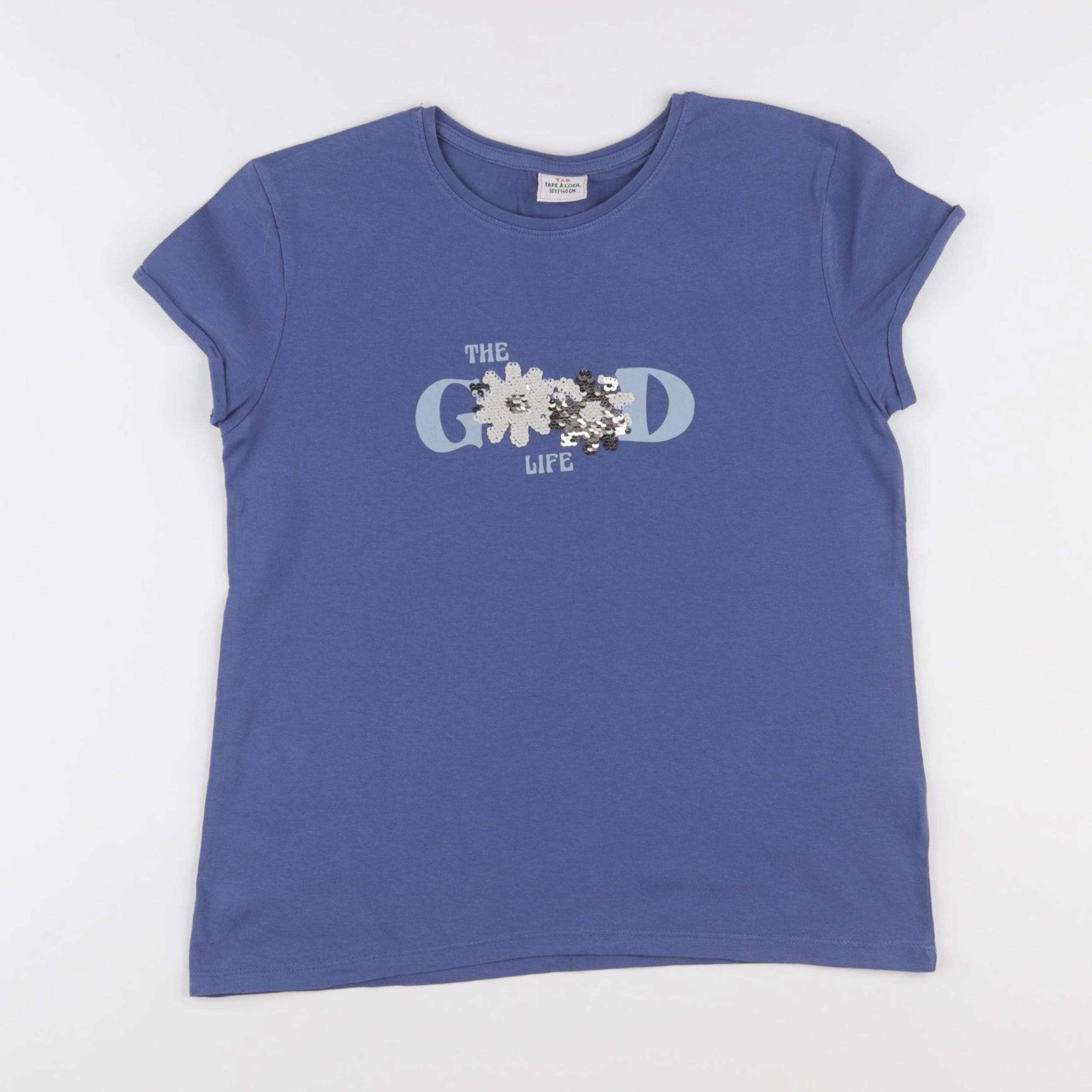 Tape à l'oeil - tee-shirt bleu - 10 ans