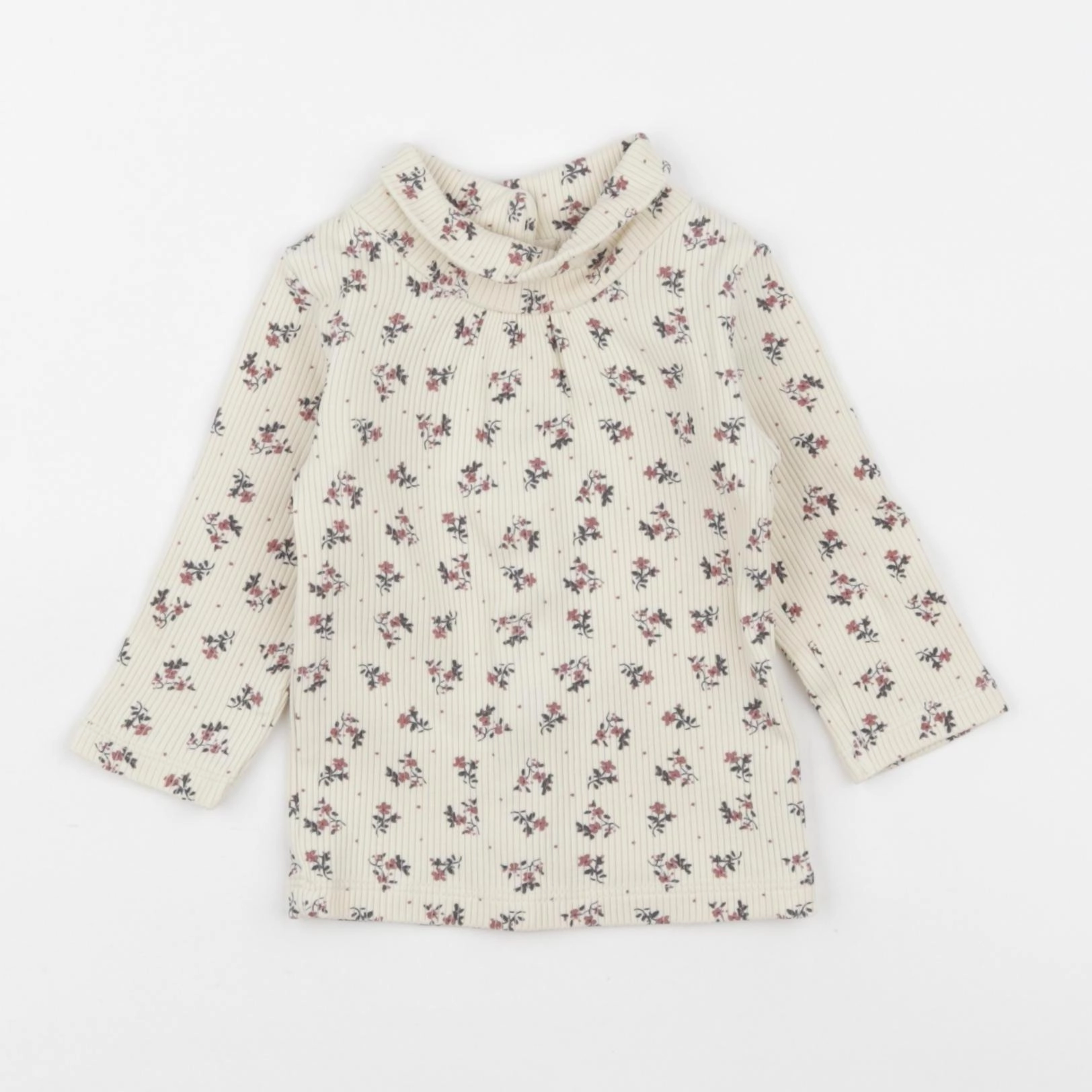 Vertbaudet - sous-pull beige - 3 mois