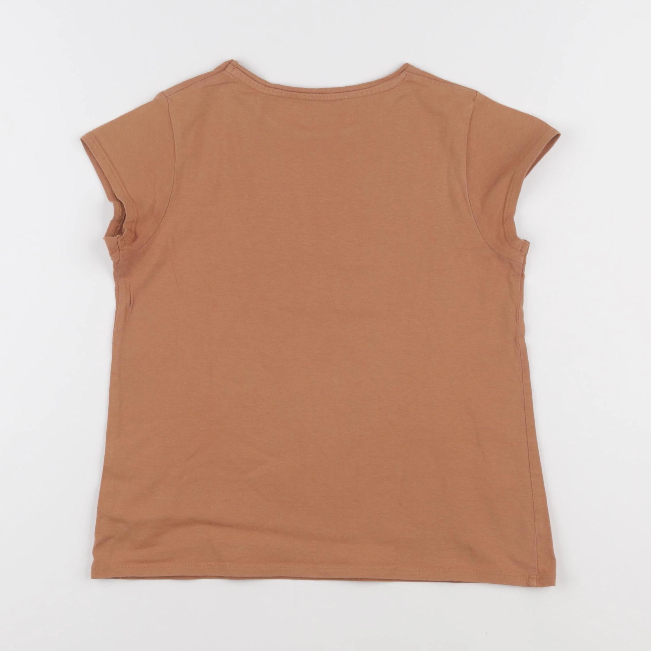 Vertbaudet - tee-shirt marron - 10 ans