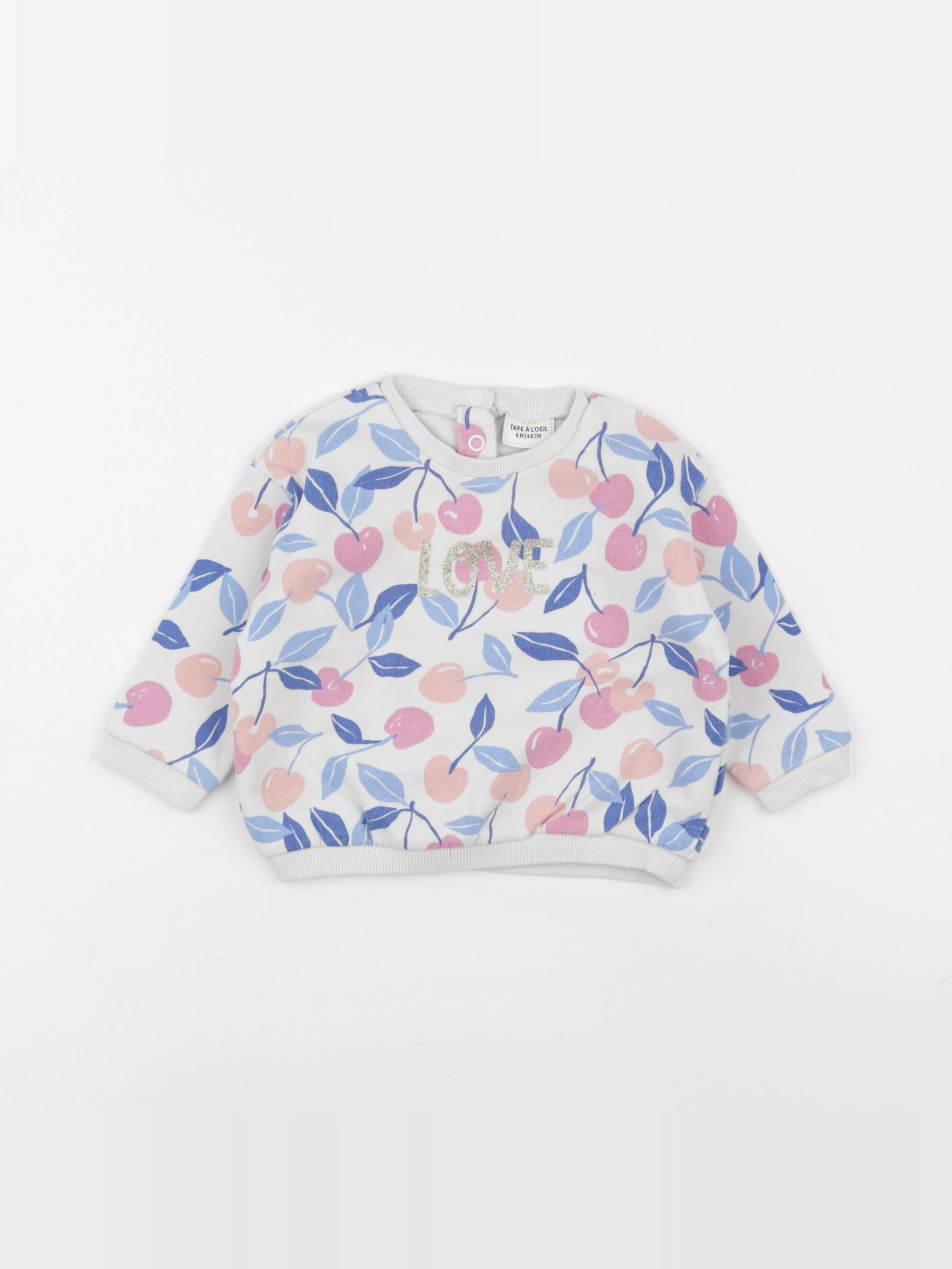 Tape à l'oeil - sweat multicolore - 6 mois