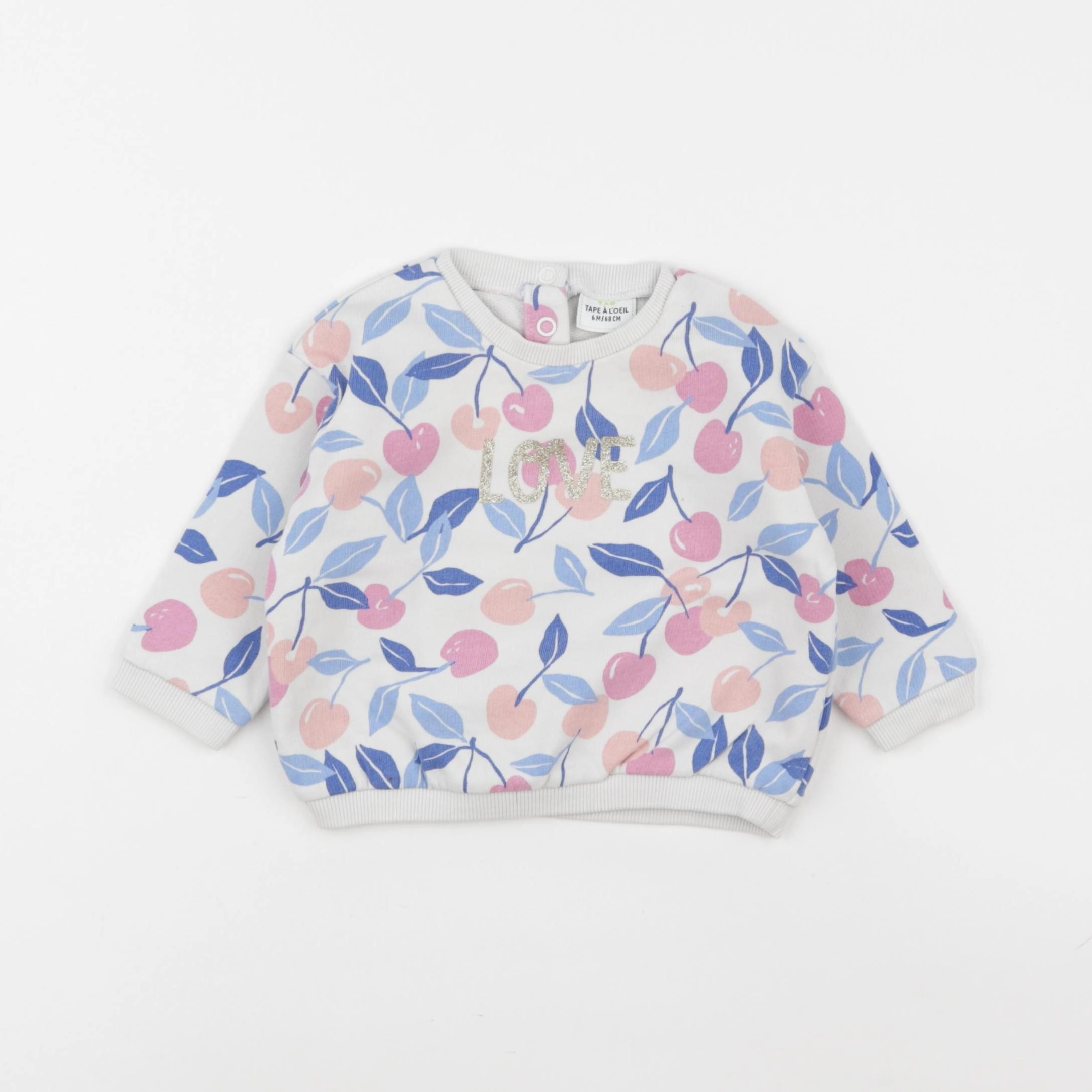 Tape à l'oeil - sweat multicolore - 6 mois