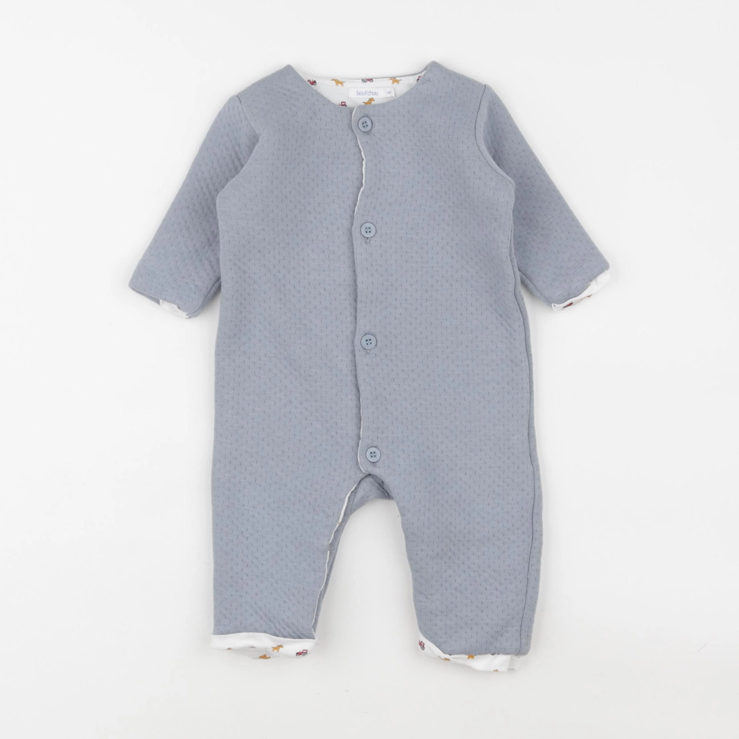 Boutchou - combinaison bleu - 6 mois