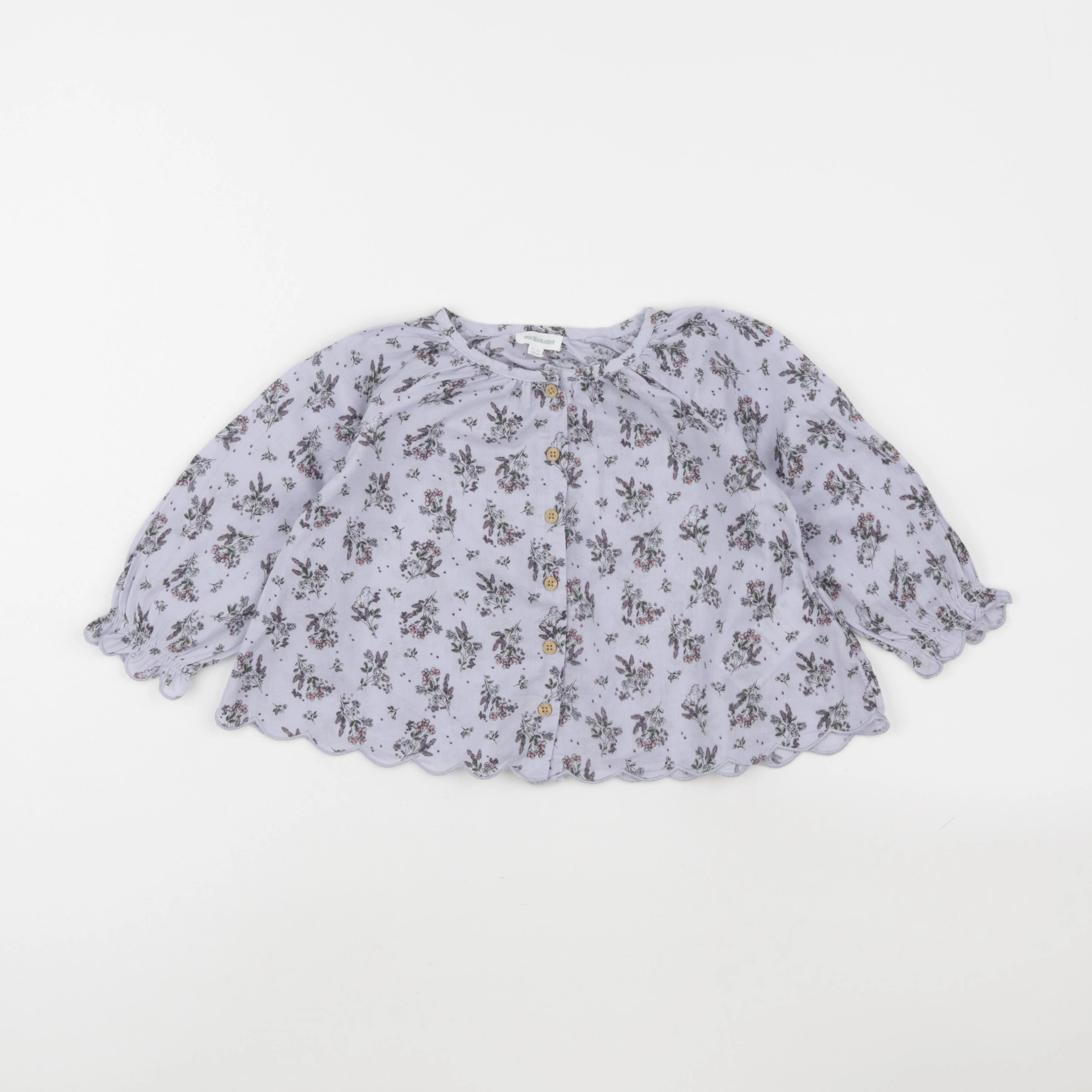 Vertbaudet - blouse bleu - 18 mois
