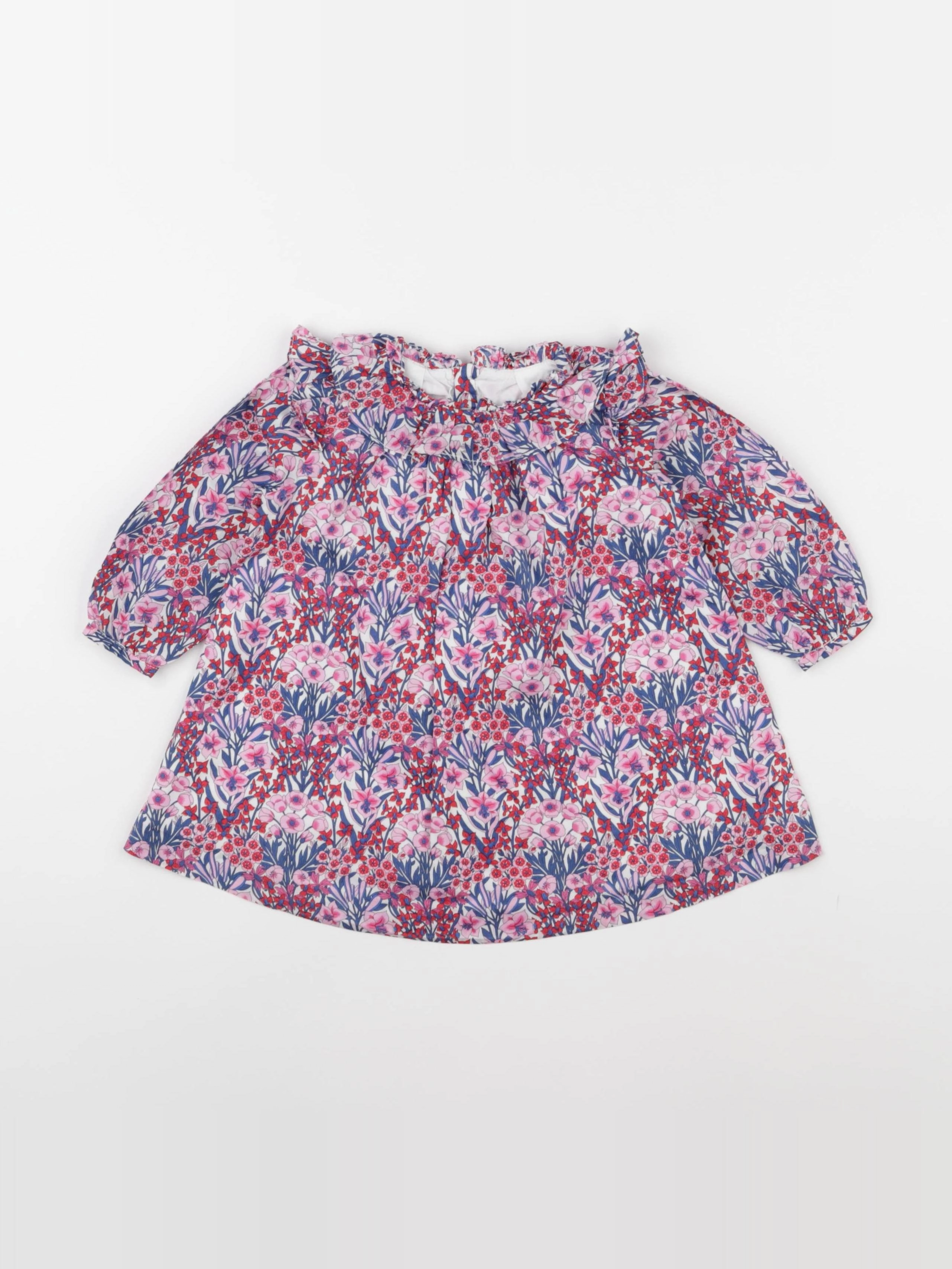 Jacadi - robe liberty multicolore - 12 mois