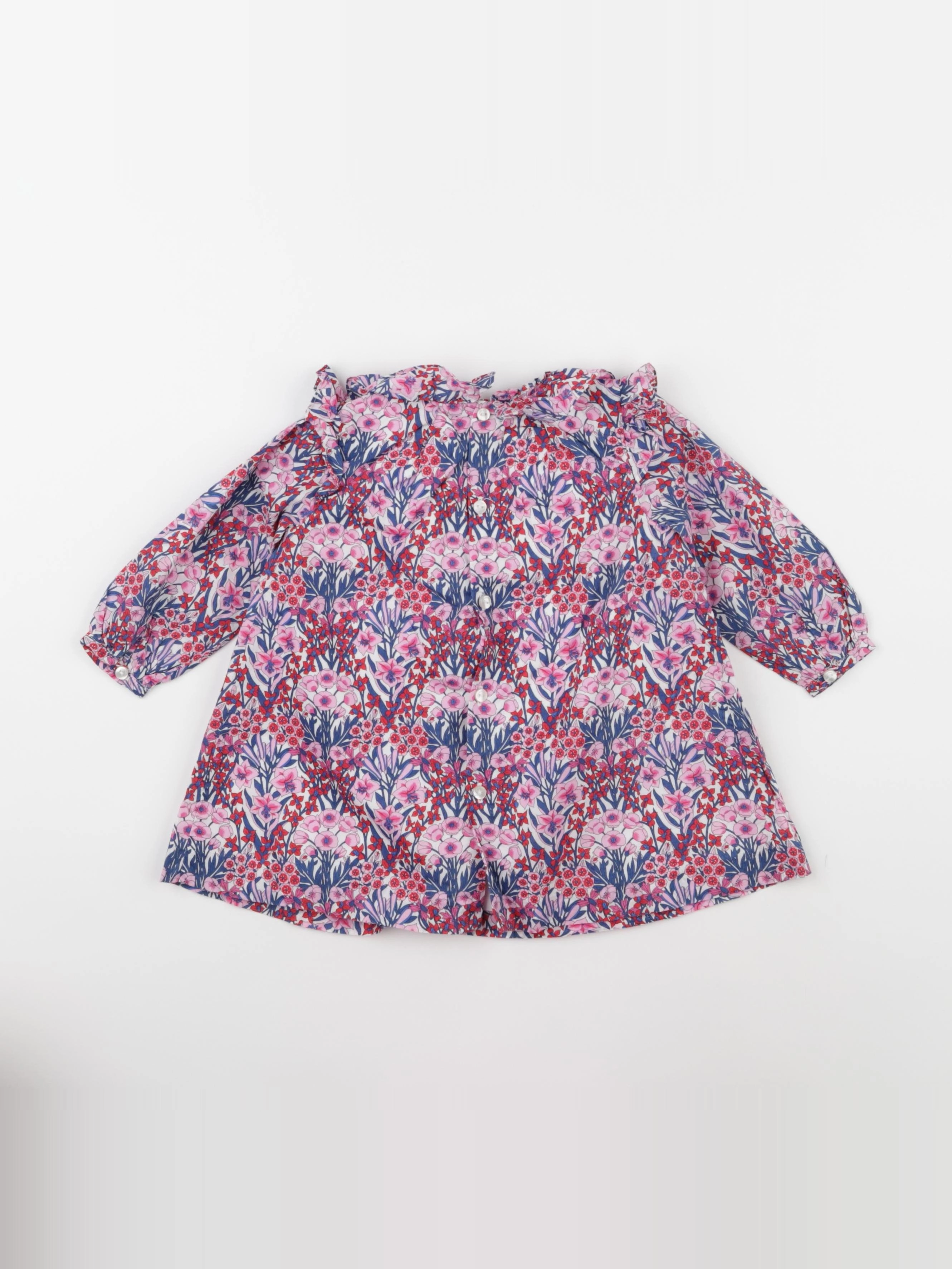 Jacadi - robe liberty multicolore - 12 mois