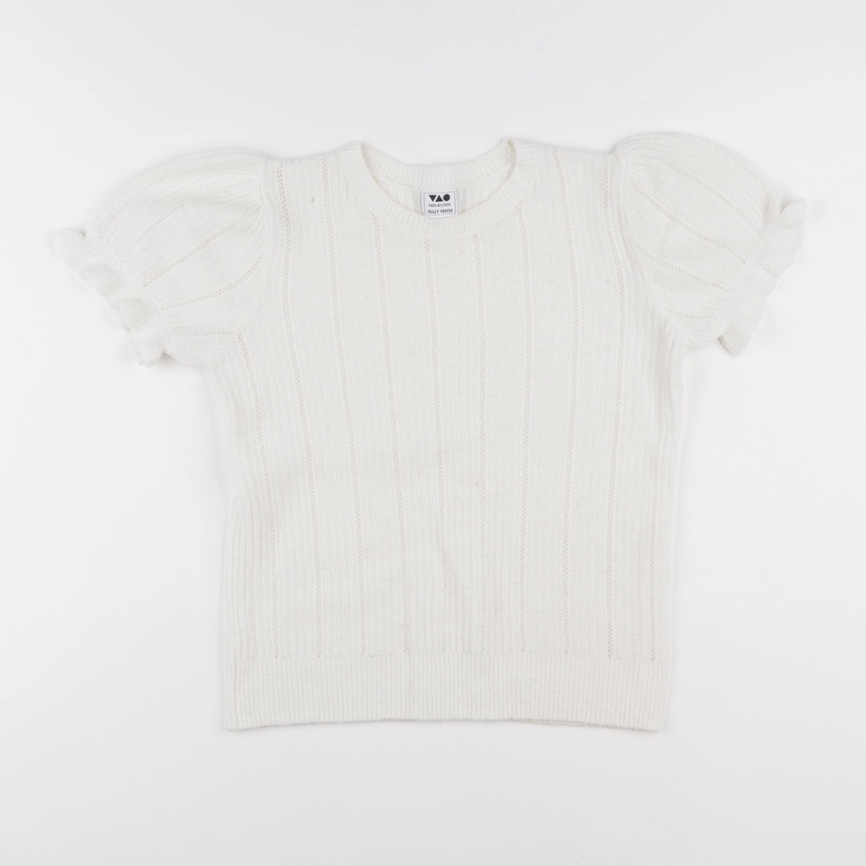 Tape à l'oeil - pull blanc - 10 ans