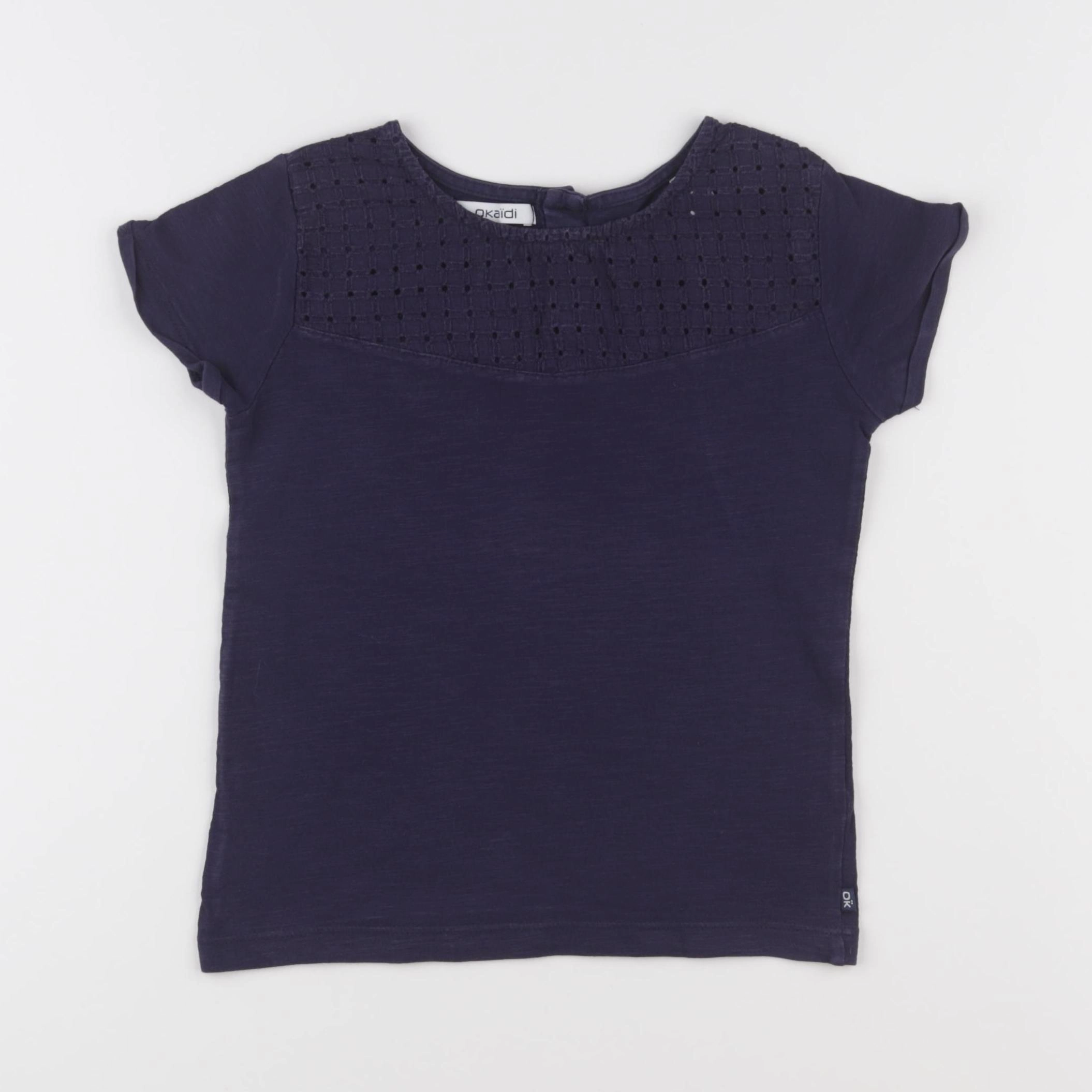 Okaidi - tee-shirt bleu - 6 ans