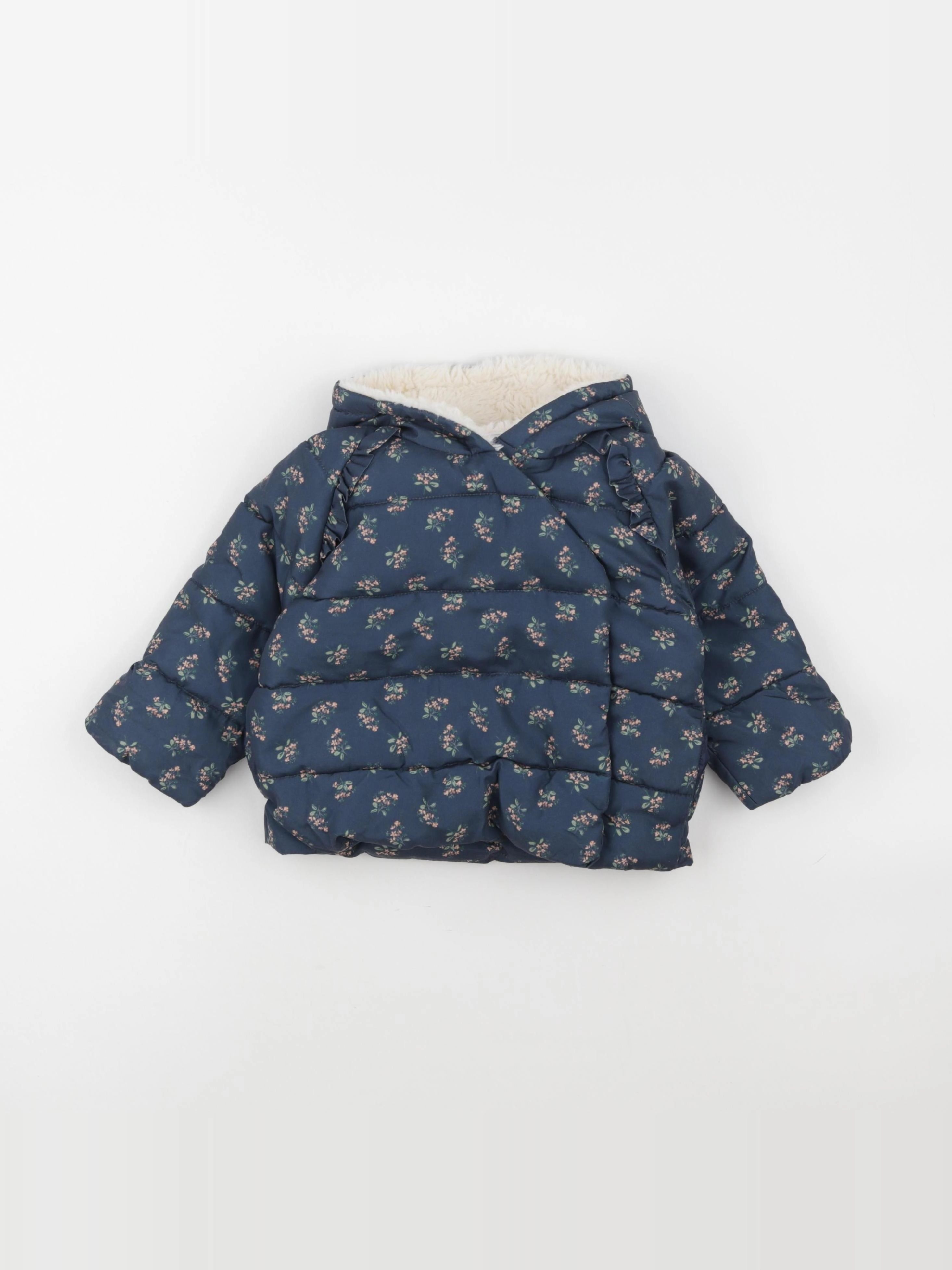 Vertbaudet - doudoune bleu - 18 mois