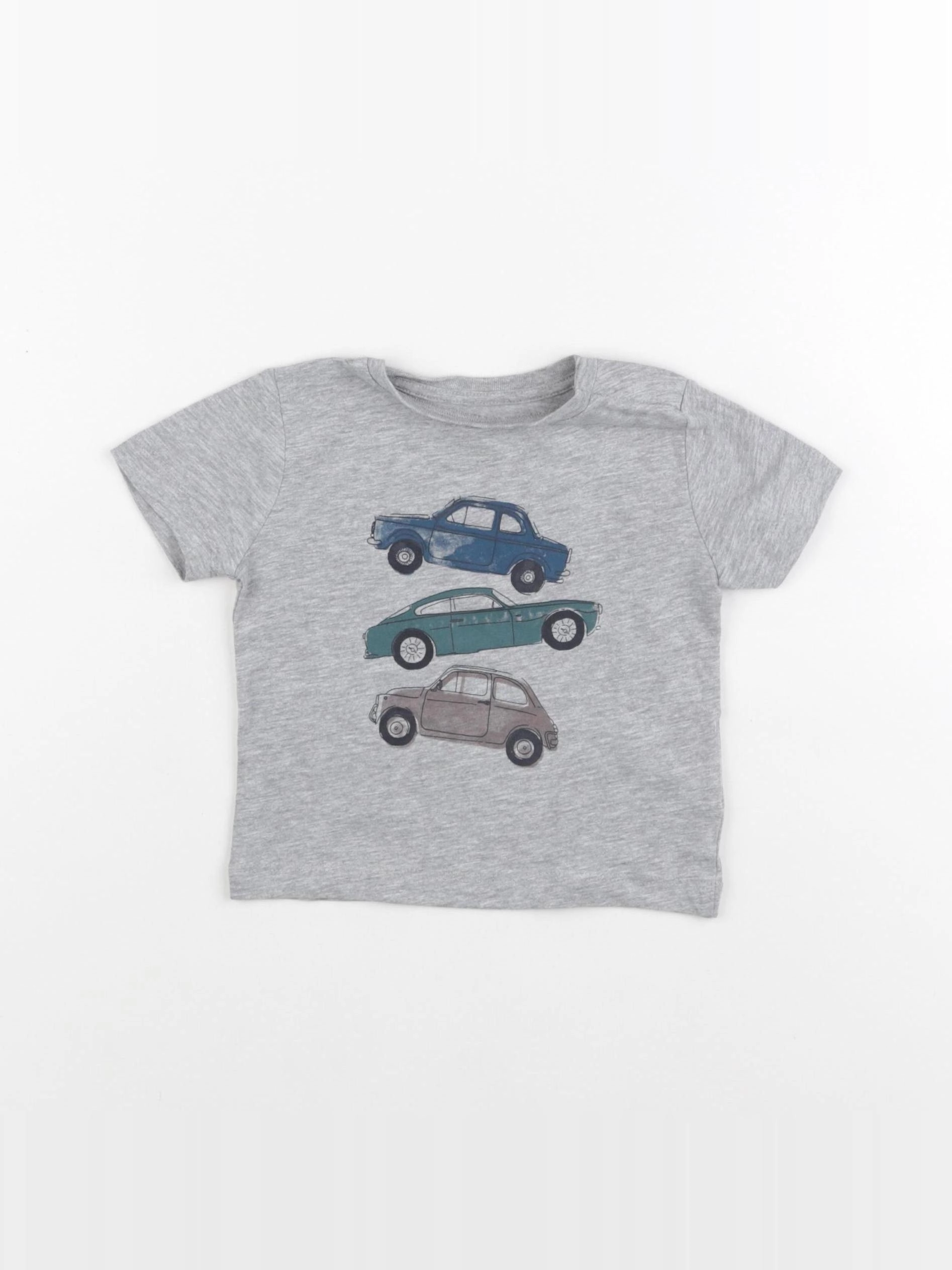 Boutchou - tee-shirt gris - 9 mois