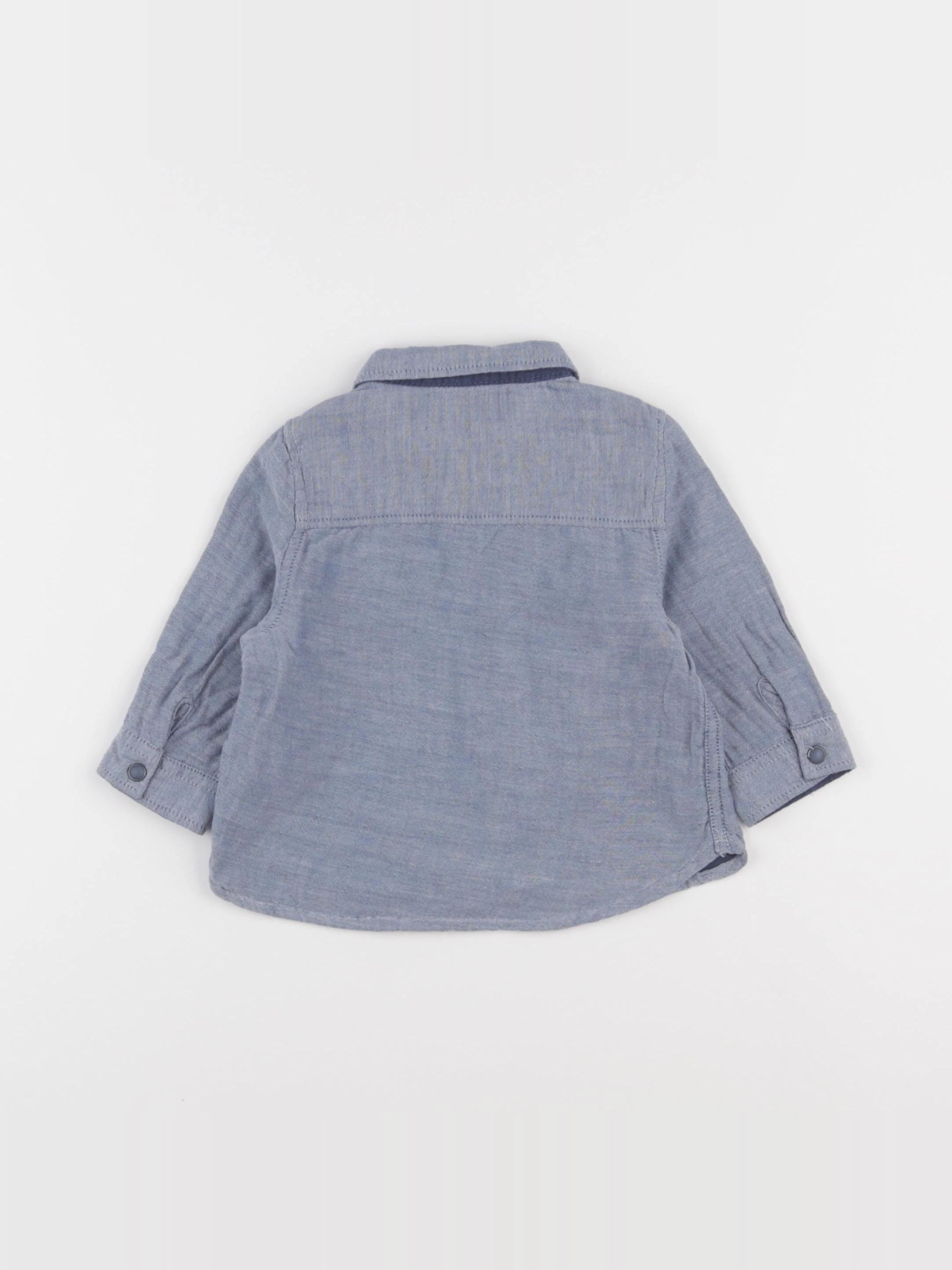 Tape à l'oeil - chemise bleu - 12 mois