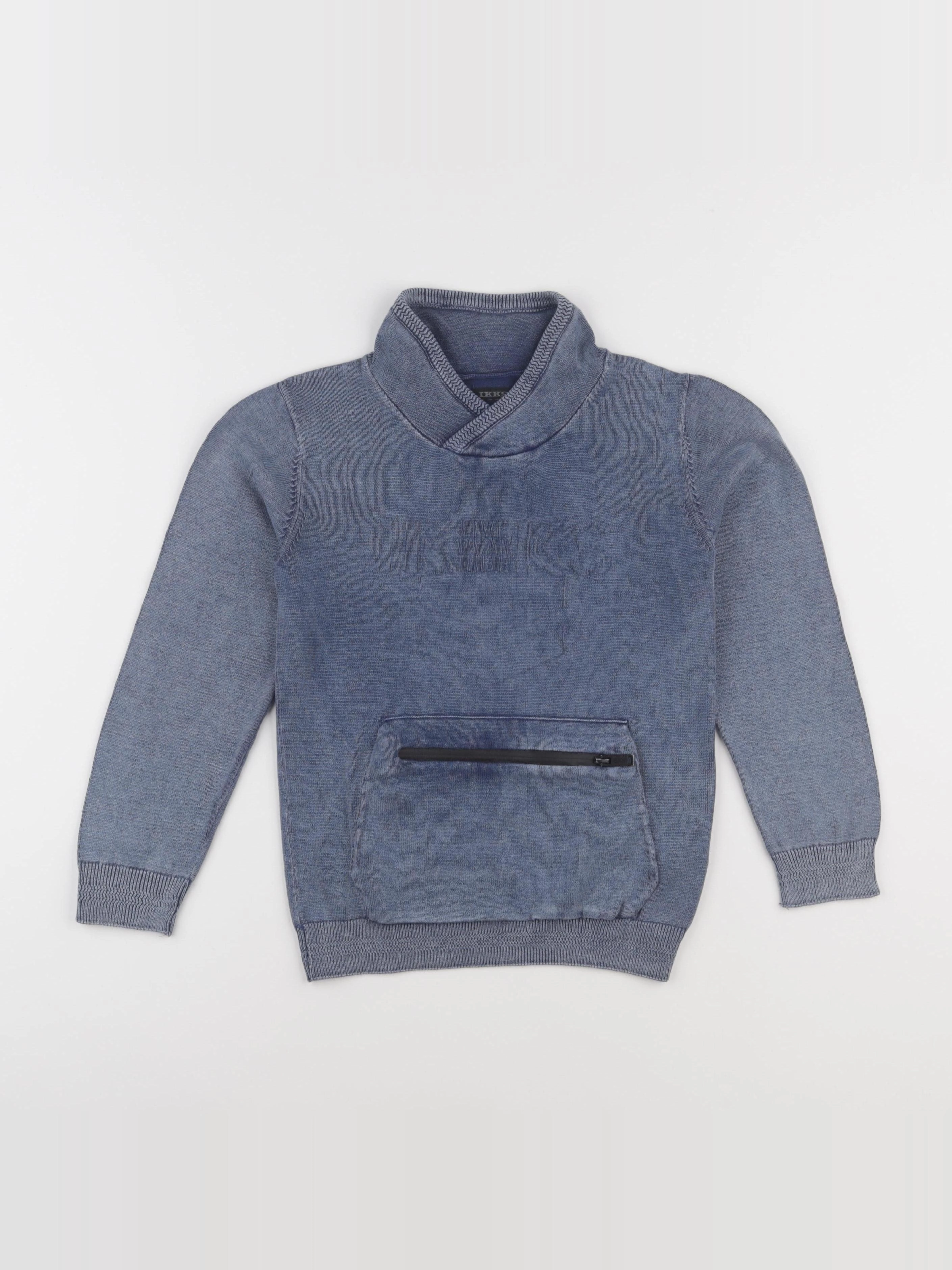 IKKS - sweat bleu - 6 ans