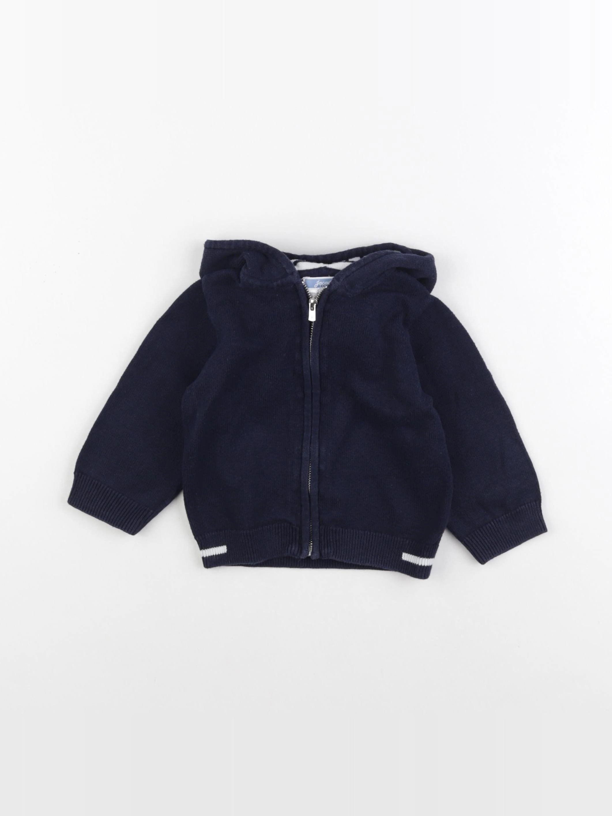 Jacadi - gilet bleu - 12 mois