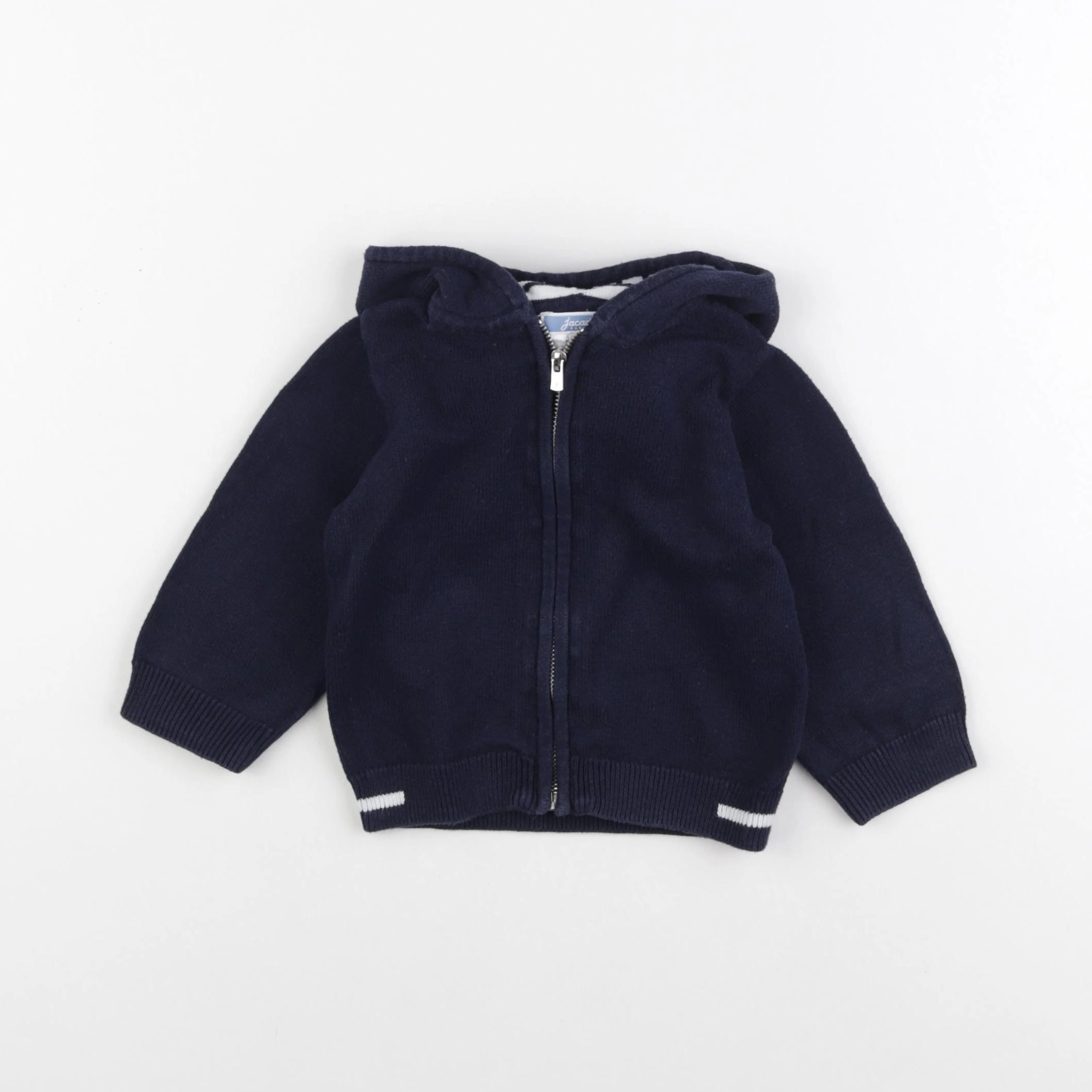 Jacadi - gilet bleu - 12 mois