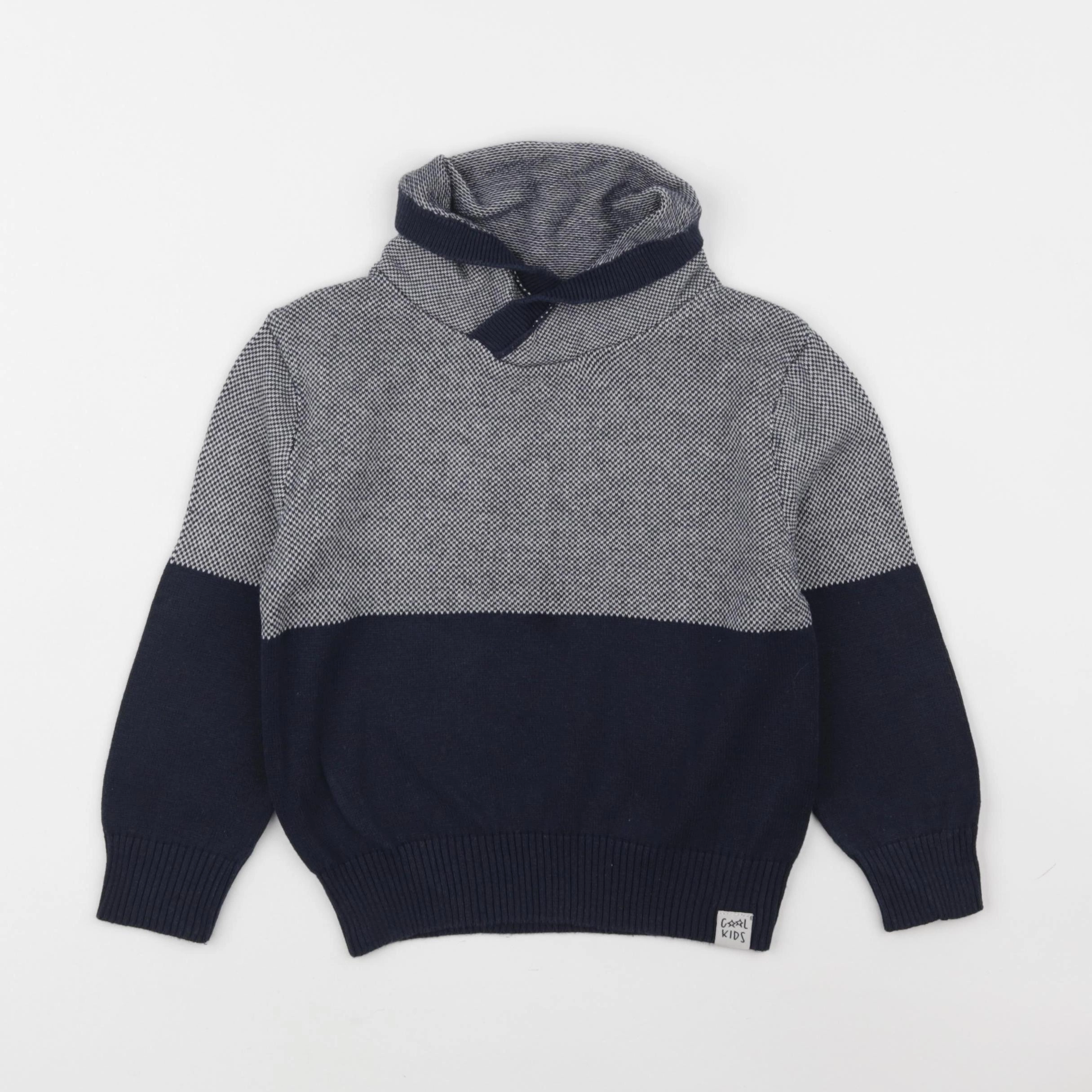 Vertbaudet - pull bleu - 4 ans