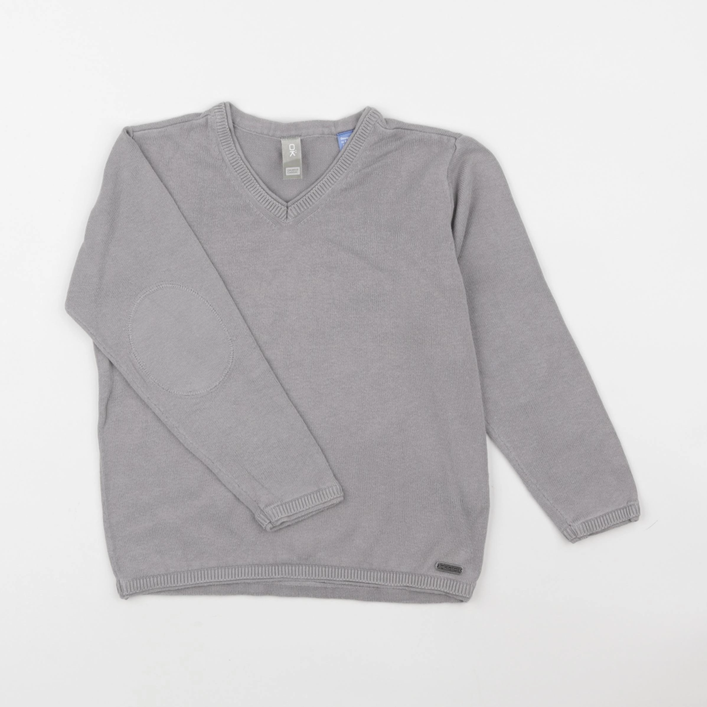 Okaidi - pull gris - 5 ans