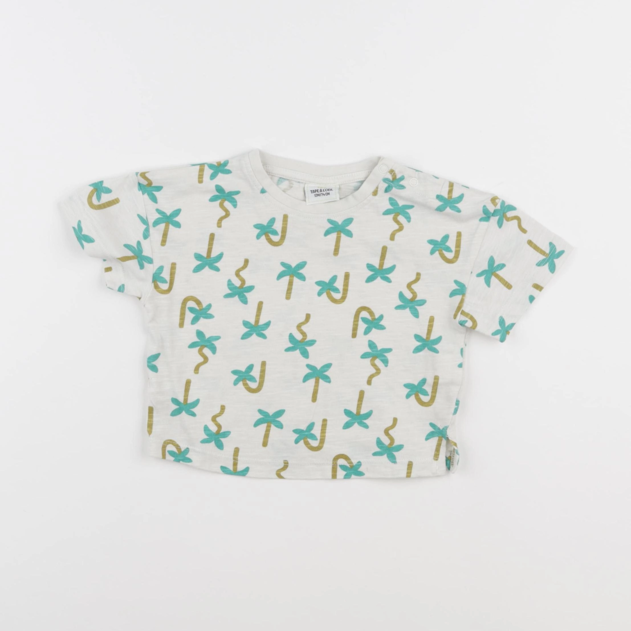 Tape à l'oeil - tee-shirt multicolore - 12 mois