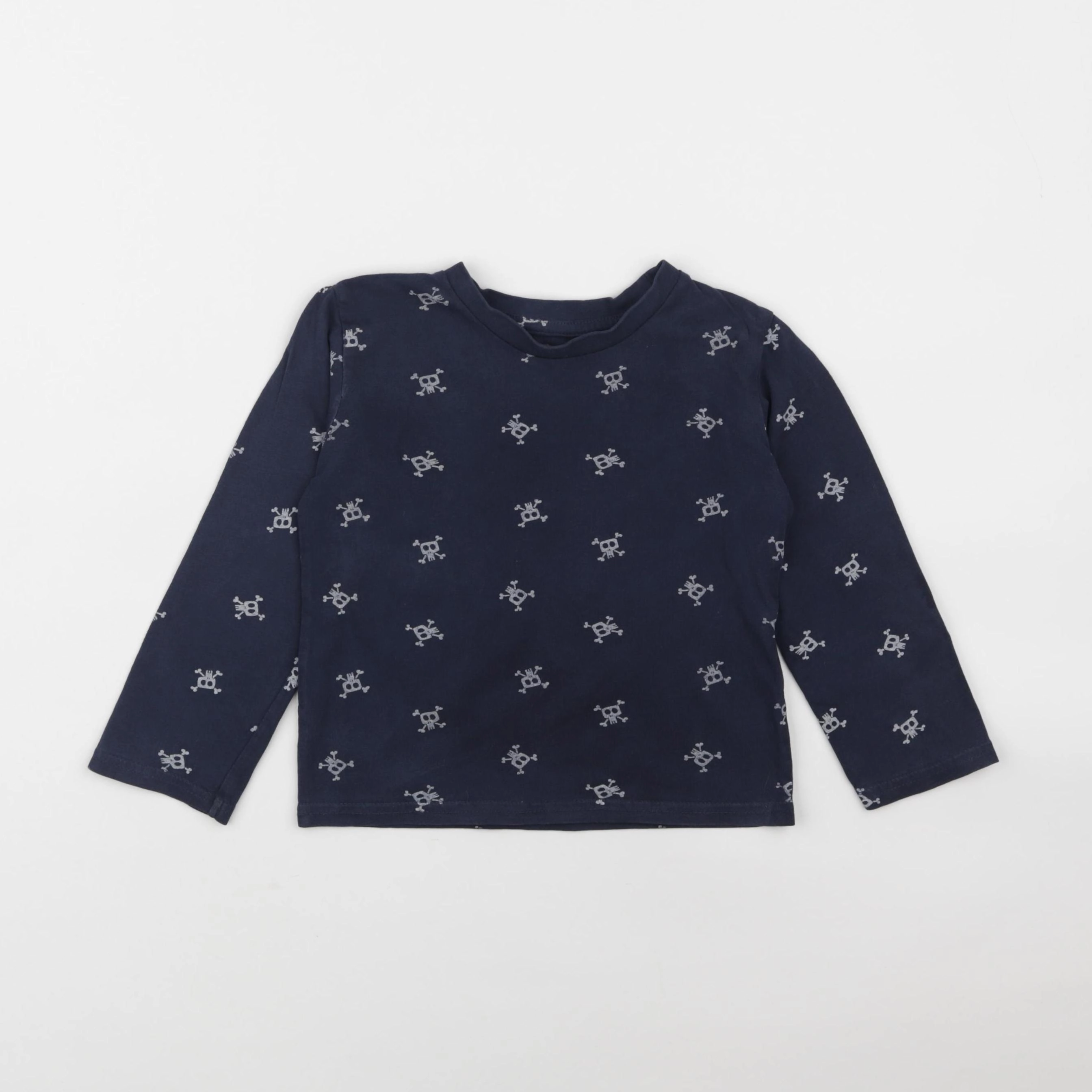 Vertbaudet - tee-shirt bleu - 4 ans