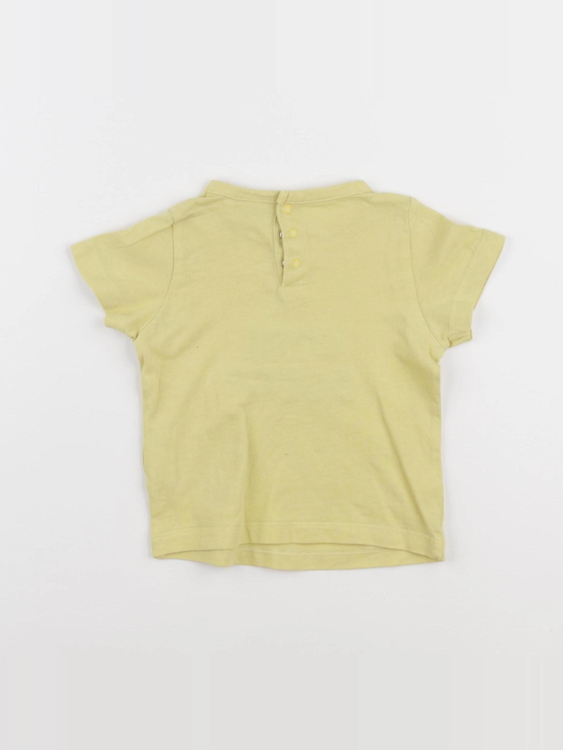 Tape à l'oeil - tee-shirt jaune - 12 mois
