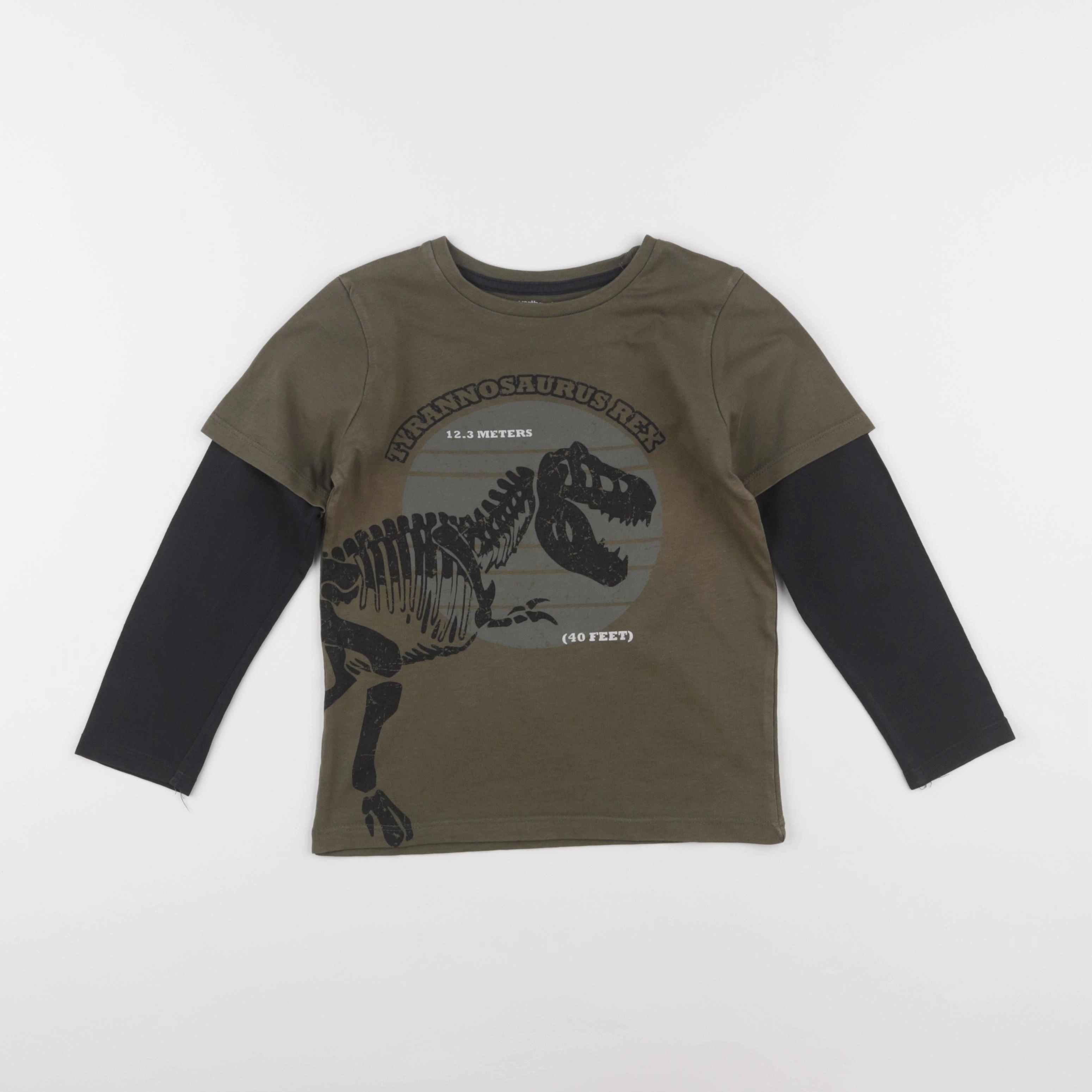 Vertbaudet - tee-shirt vert - 6 ans