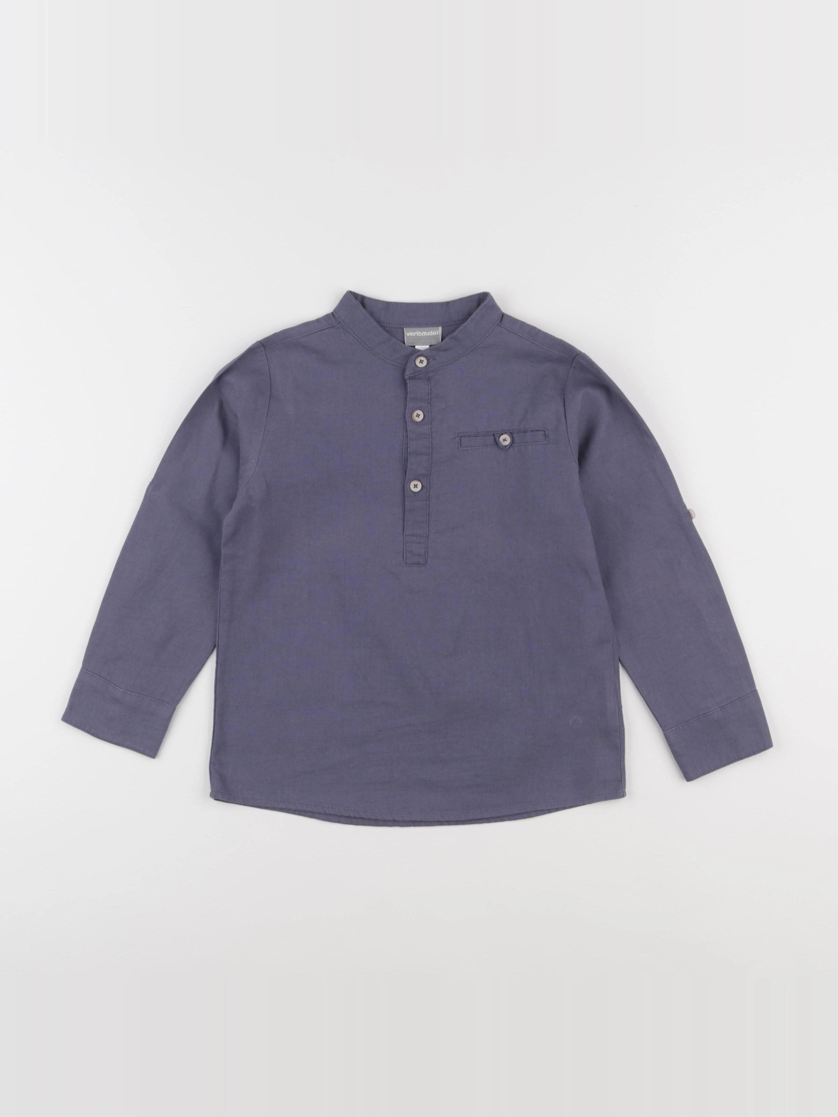 Vertbaudet - blouse bleu - 6 ans