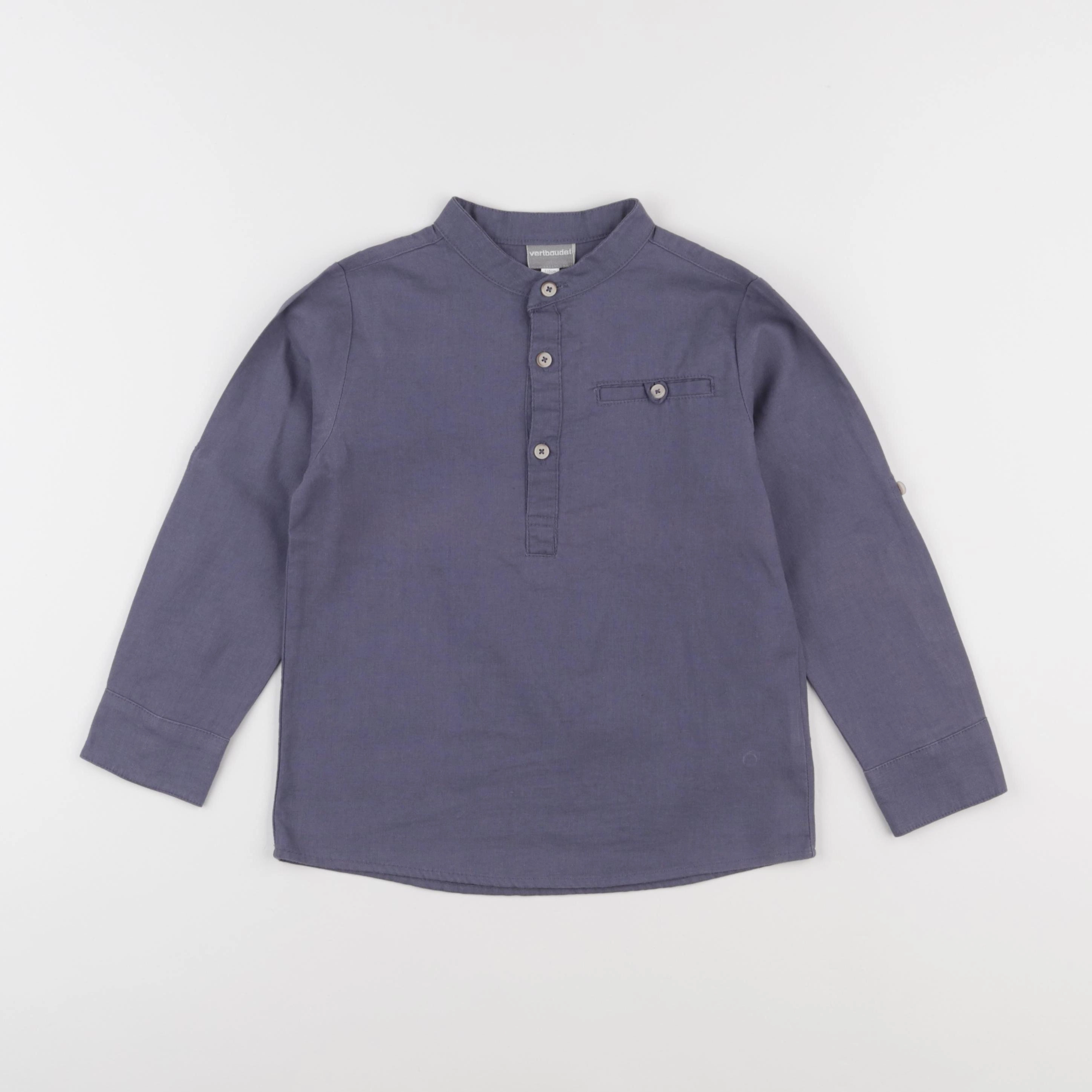 Vertbaudet - blouse bleu - 6 ans