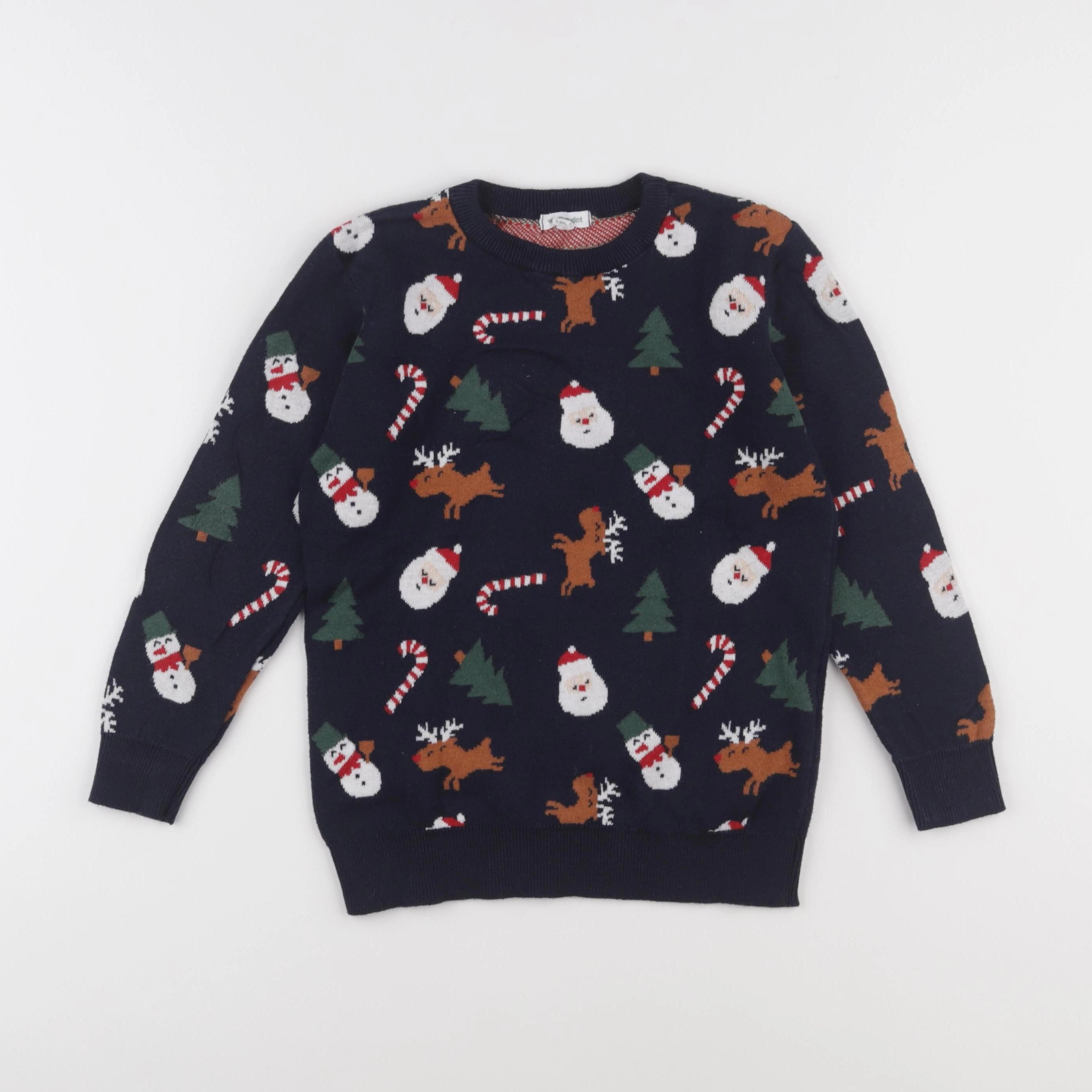 Vertbaudet - pull multicolore - 8 ans