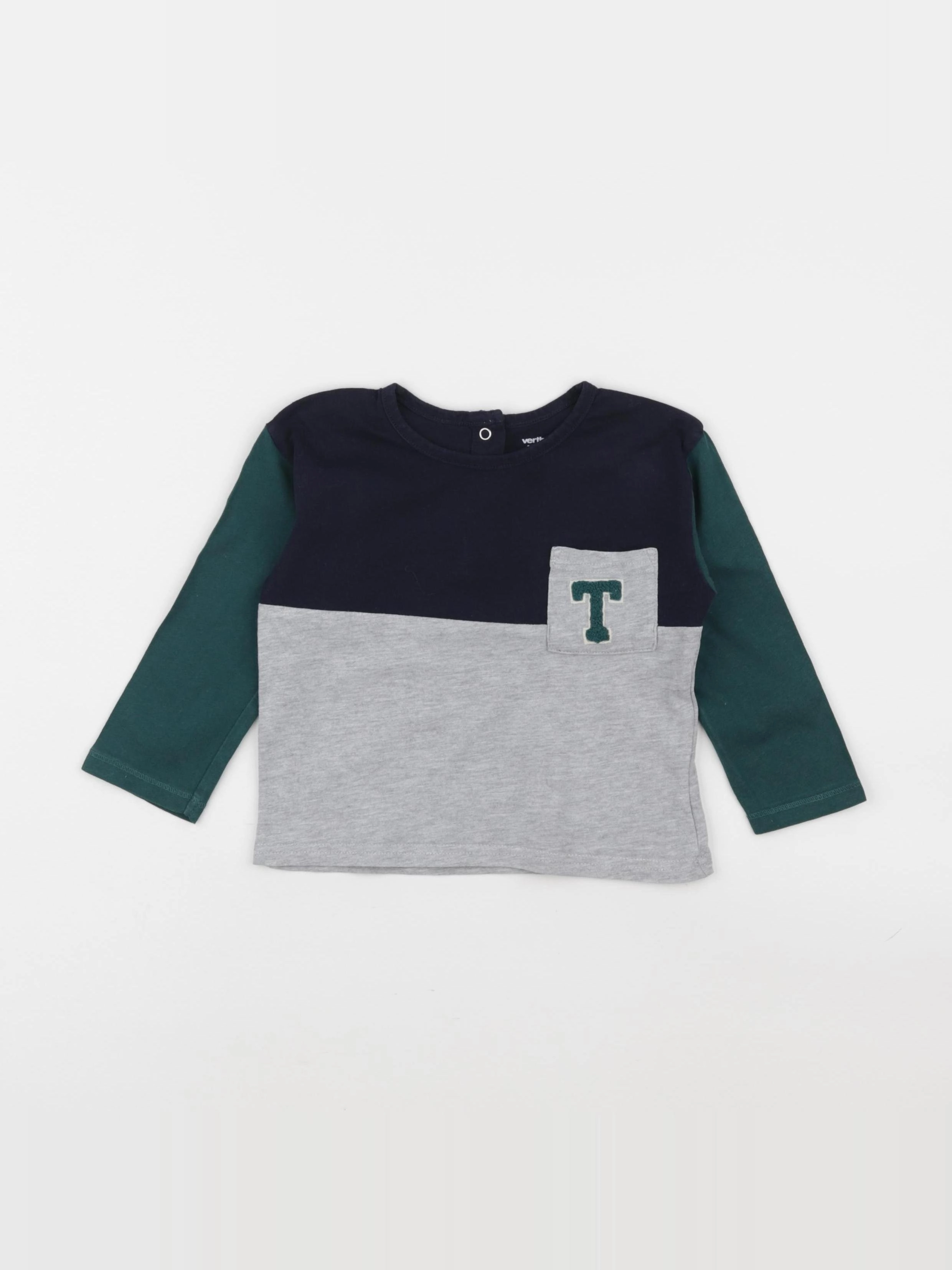 Vertbaudet - tee-shirt multicolore - 18 mois