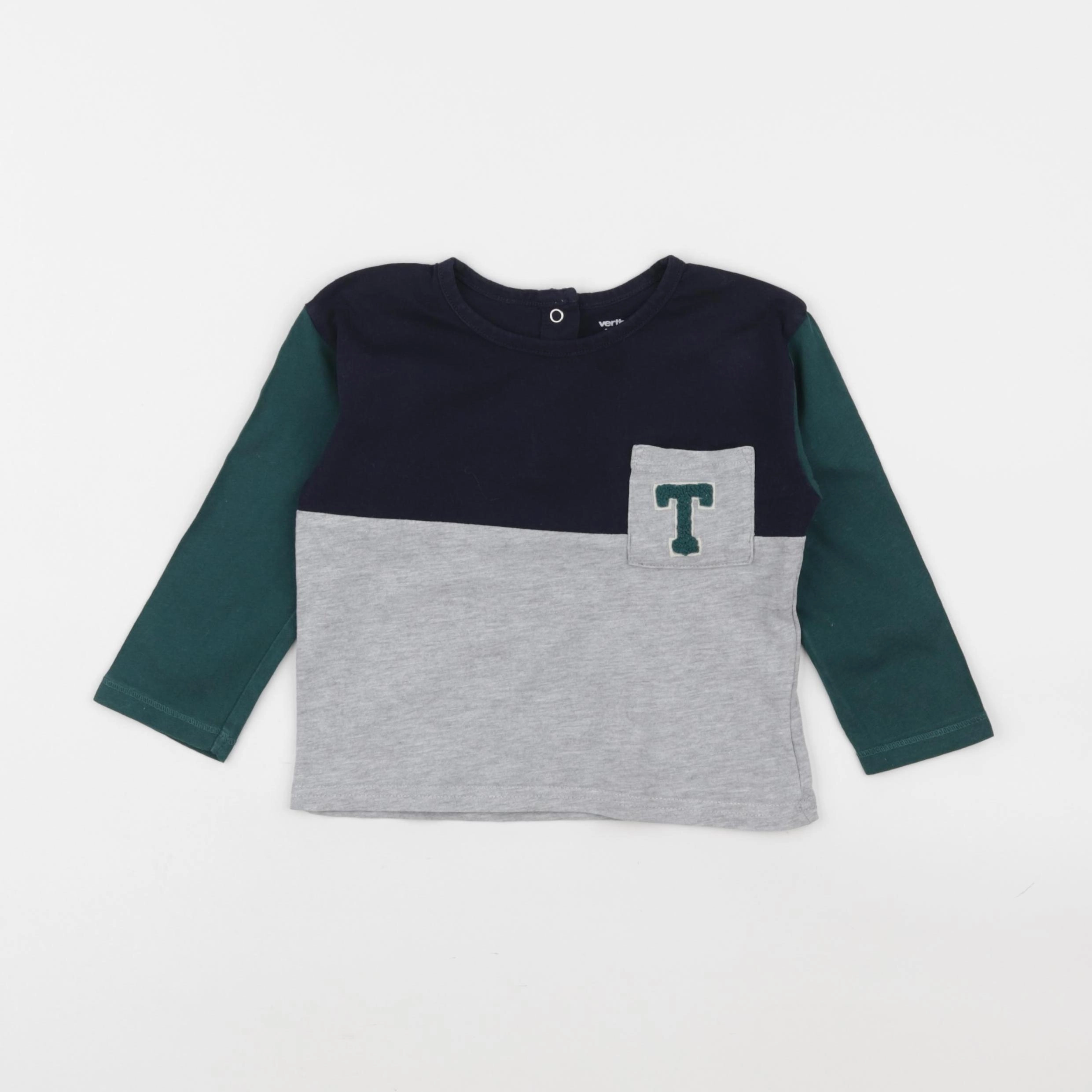 Vertbaudet - tee-shirt multicolore - 18 mois