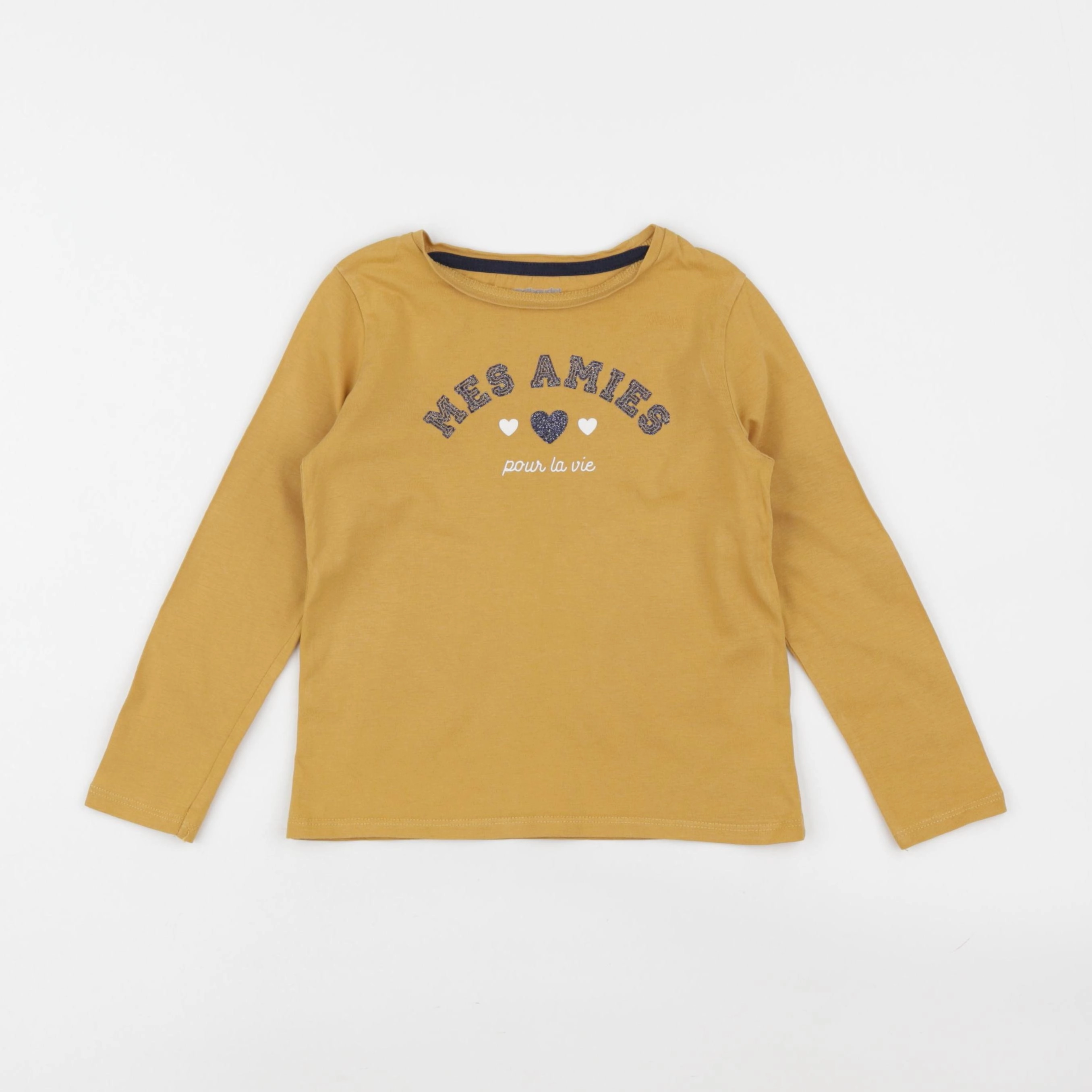 Vertbaudet - tee-shirt jaune - 5 ans